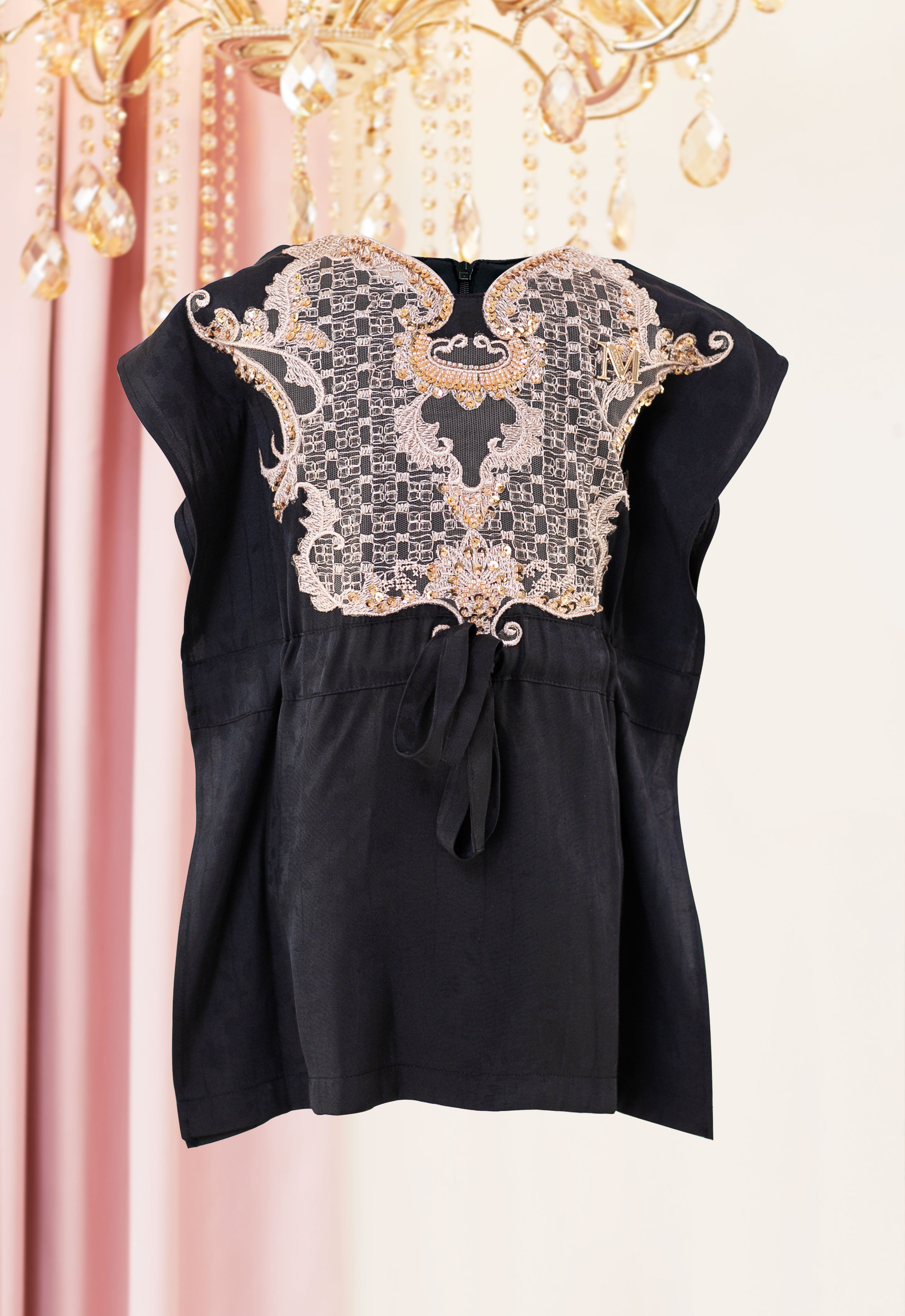 DANEEN BABY DRESS - BLACK