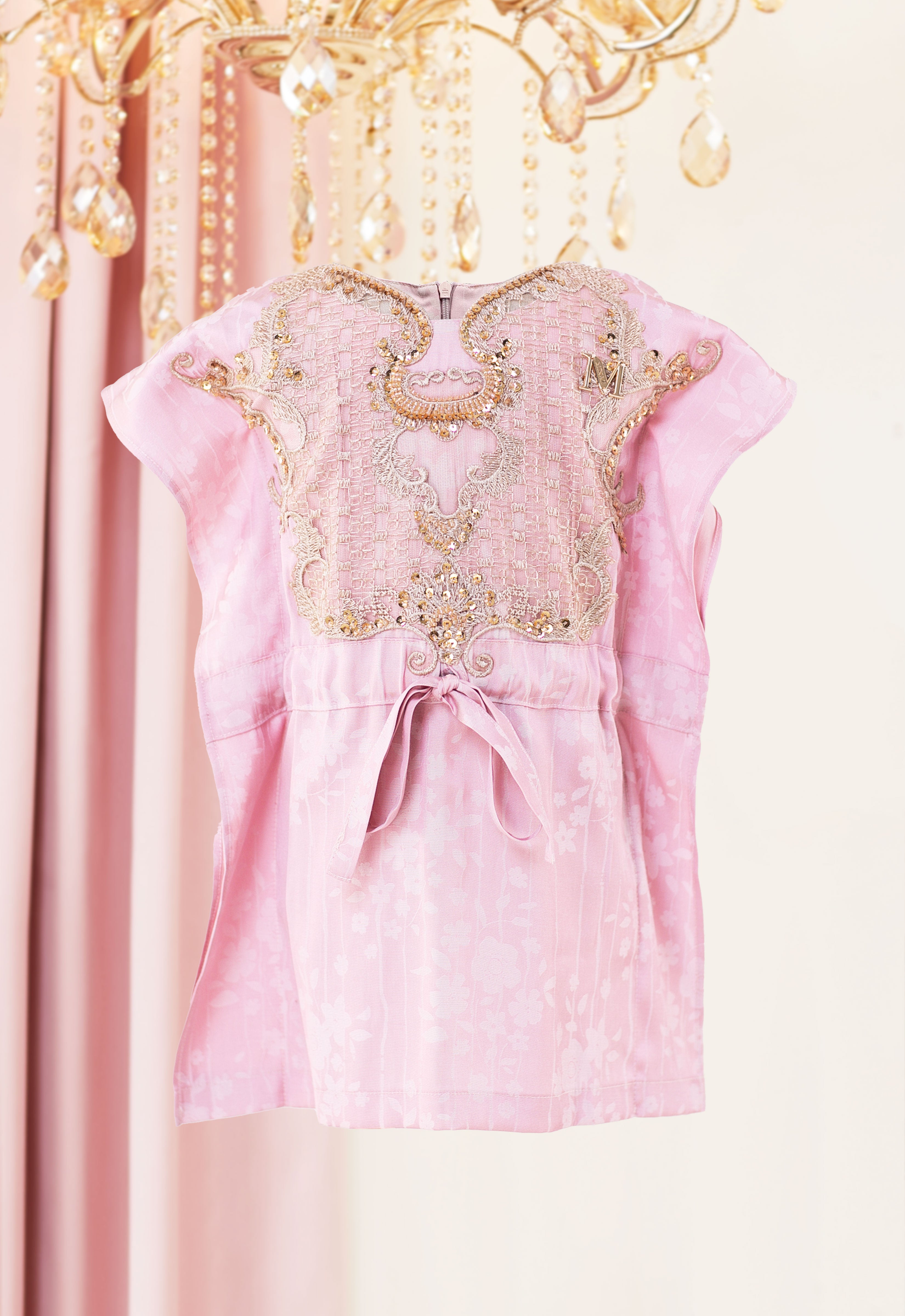 DANEEN BABY DRESS - BLUSH PINK