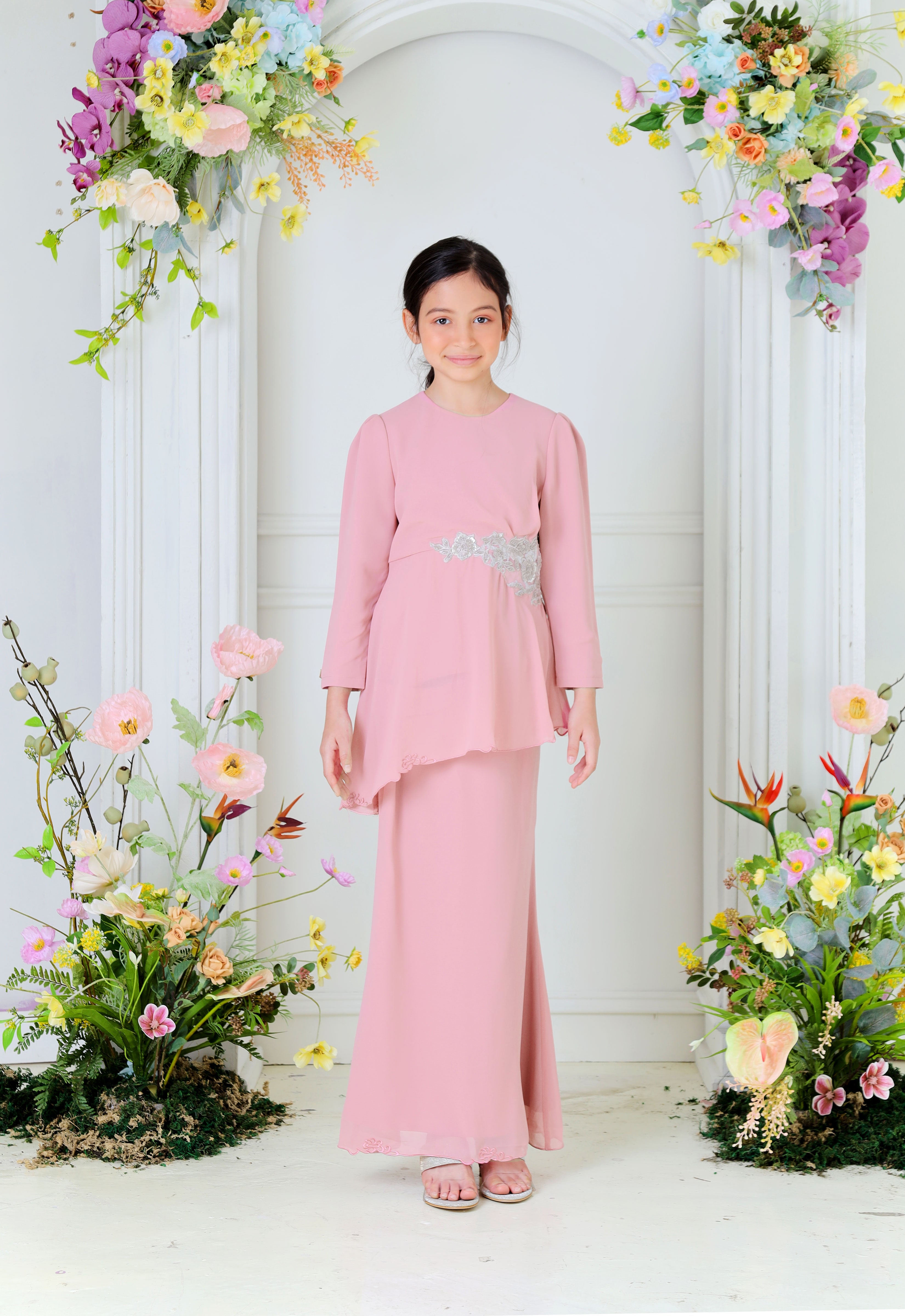 AYLEEN KIDS KURUNG - CANDY PINK