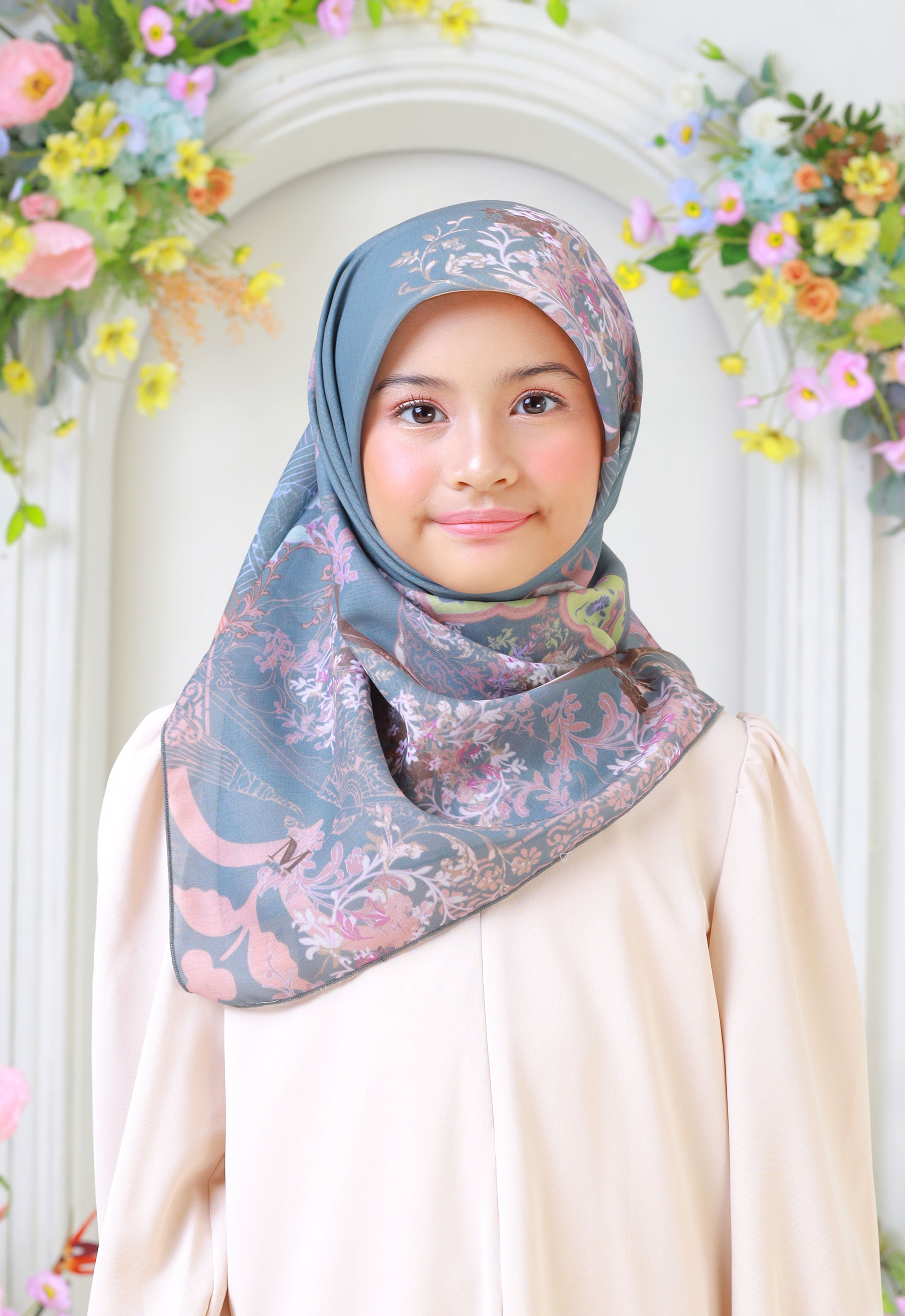 BABA NYONYA KIDS BAWAL - GRAY GREEN