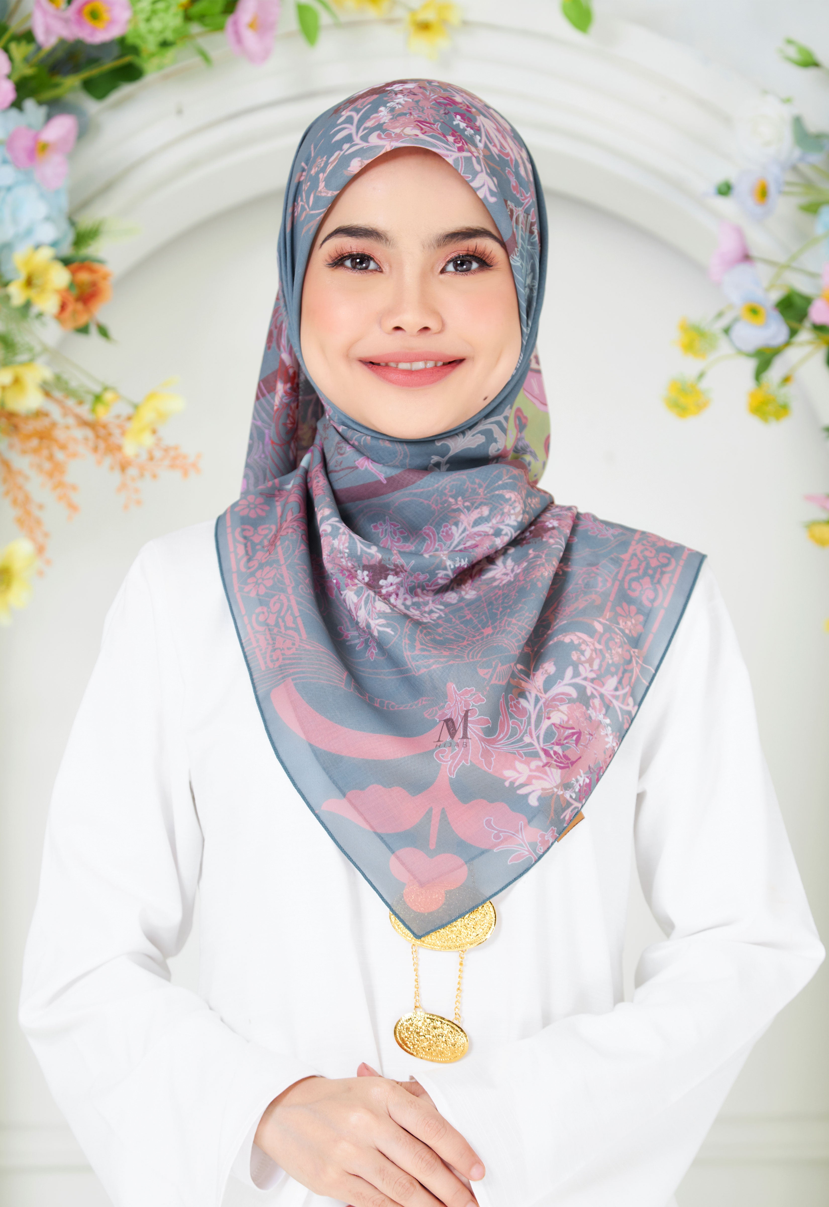 BABA NYONYA BAWAL - GRAY GREEN