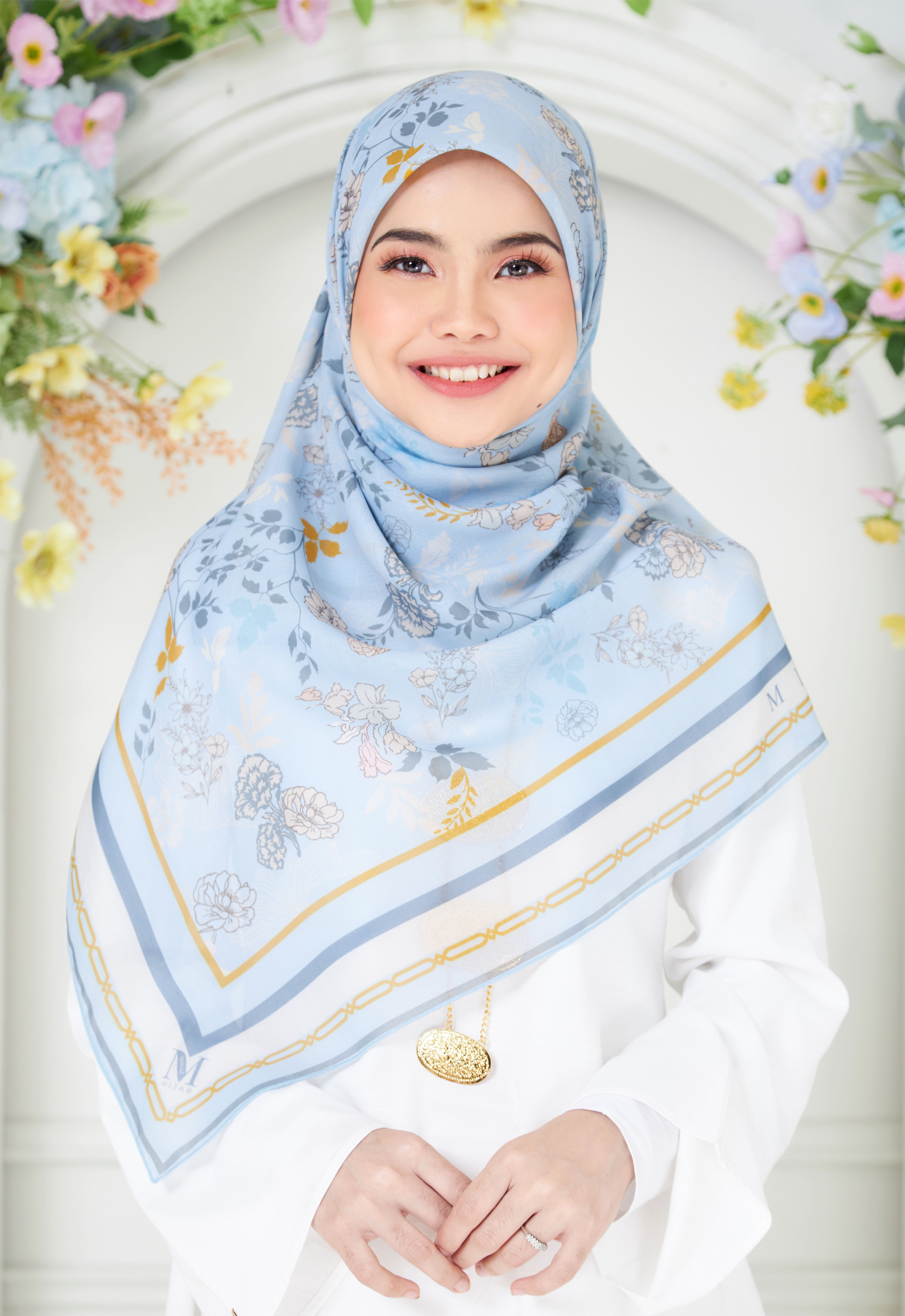 BUNGA BAWAL - LIGHT BLUE