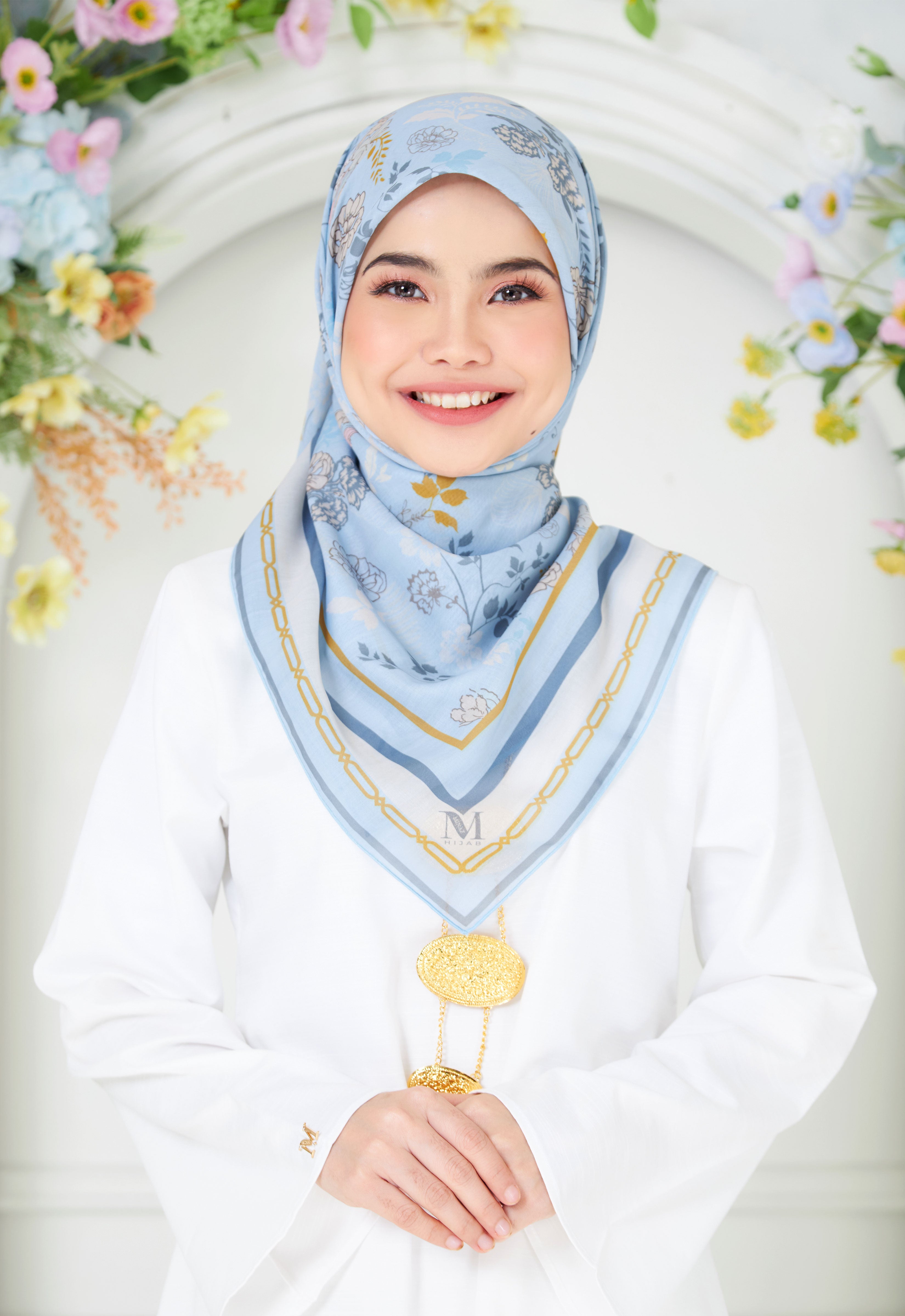 BUNGA BAWAL - LIGHT BLUE