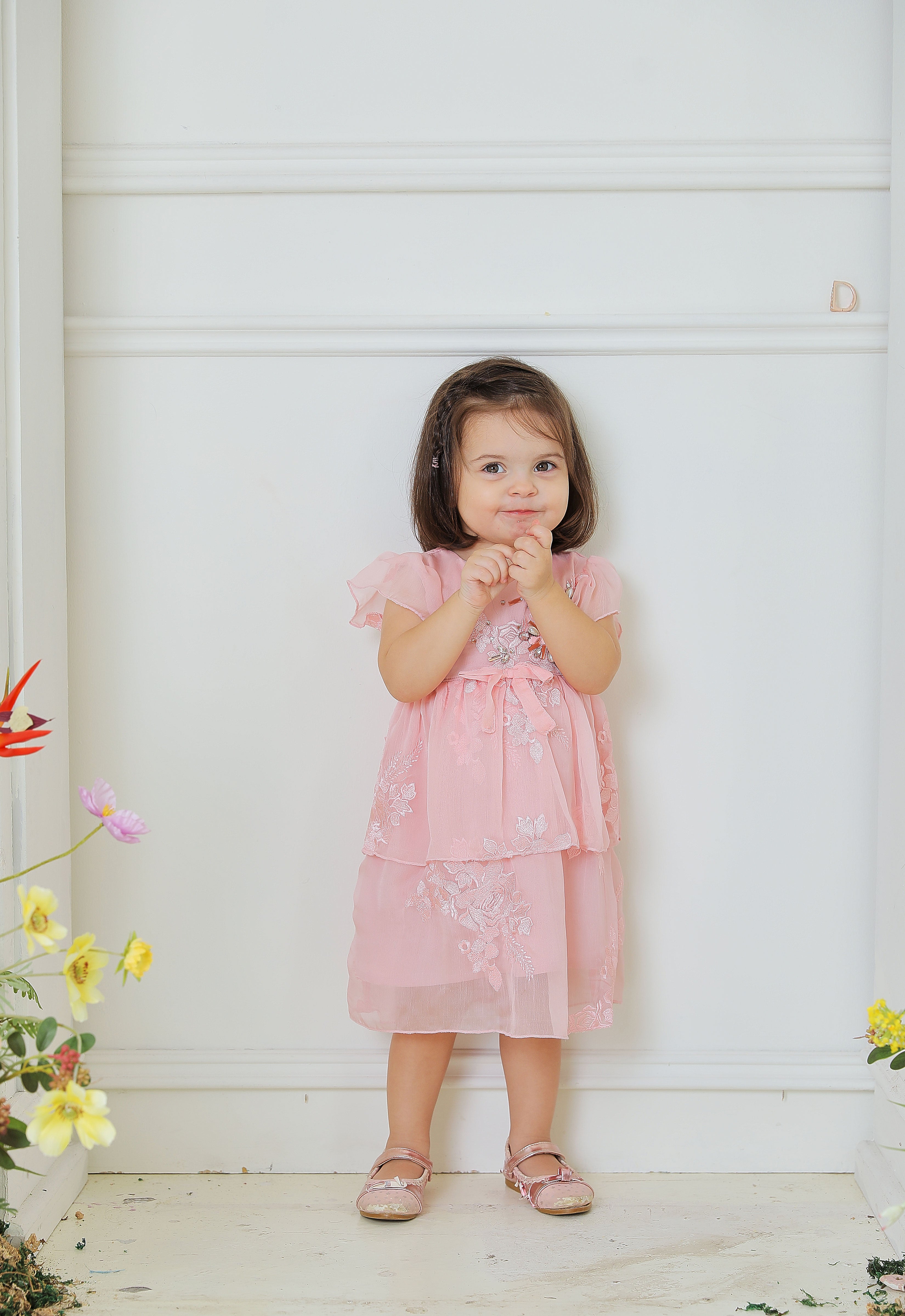DARLA BABY DRESS - BLUSH PINK