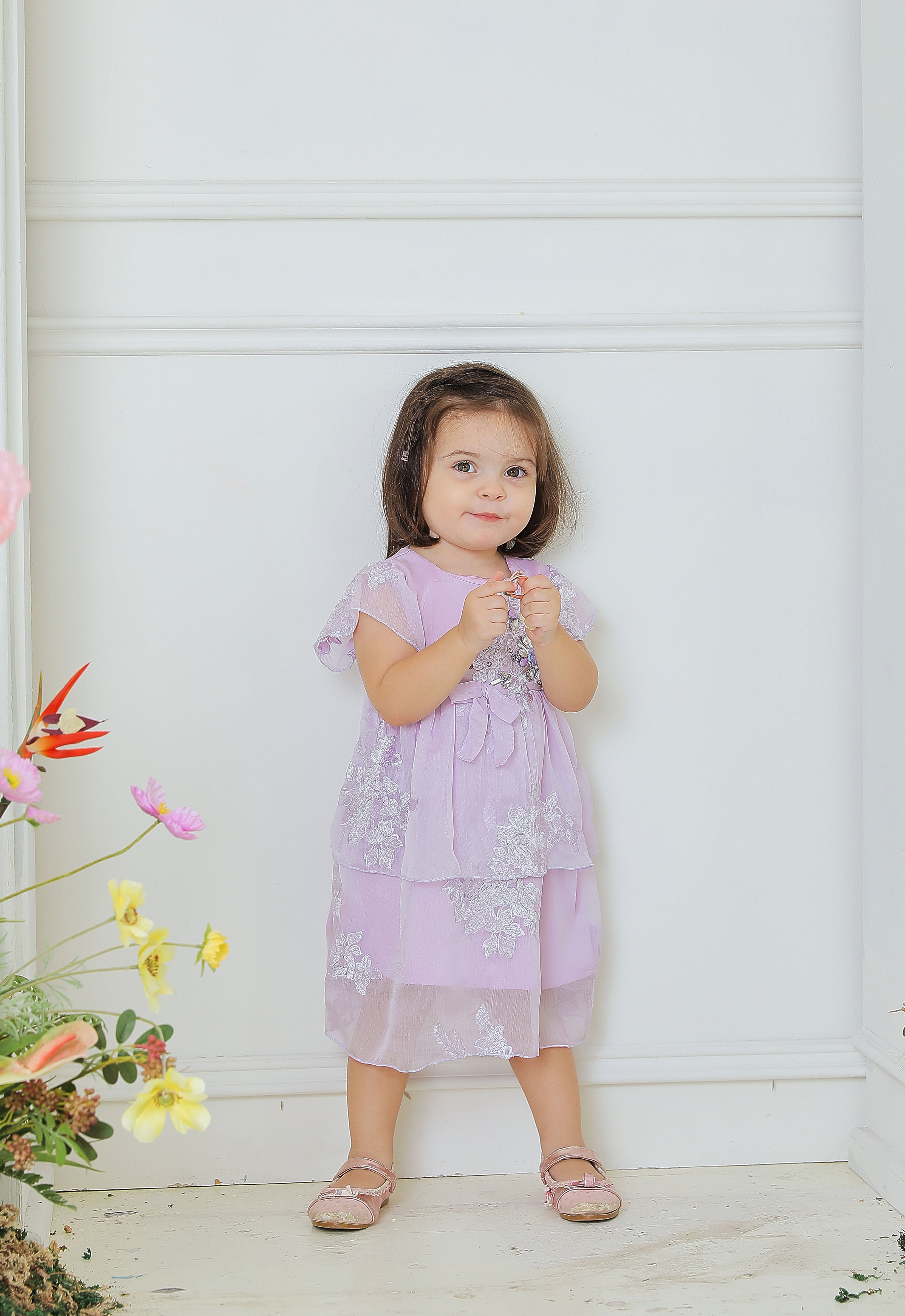 DARLA BABY DRESS - LILAC