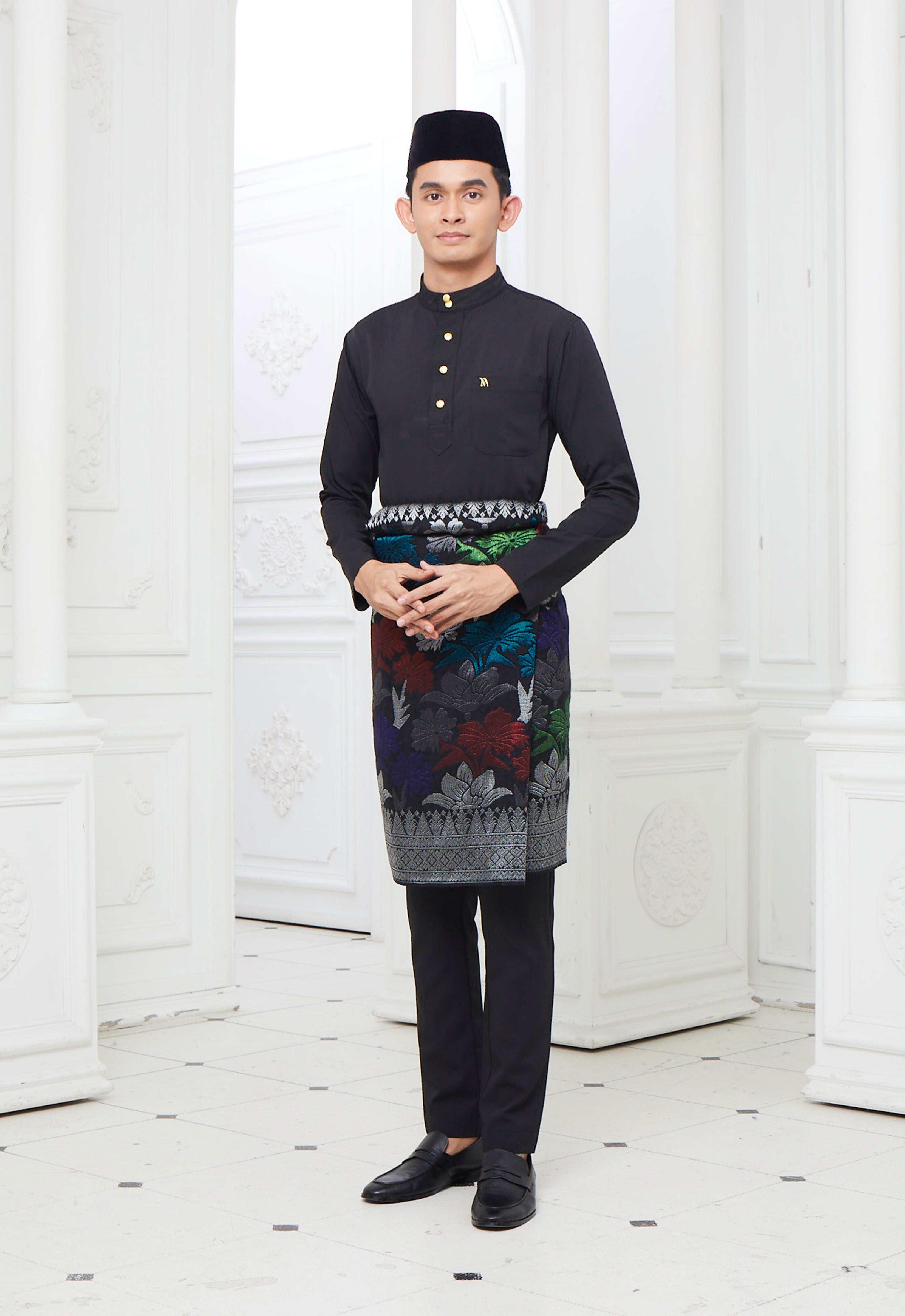 MINAZ MEN BAJU MELAYU - BLACK