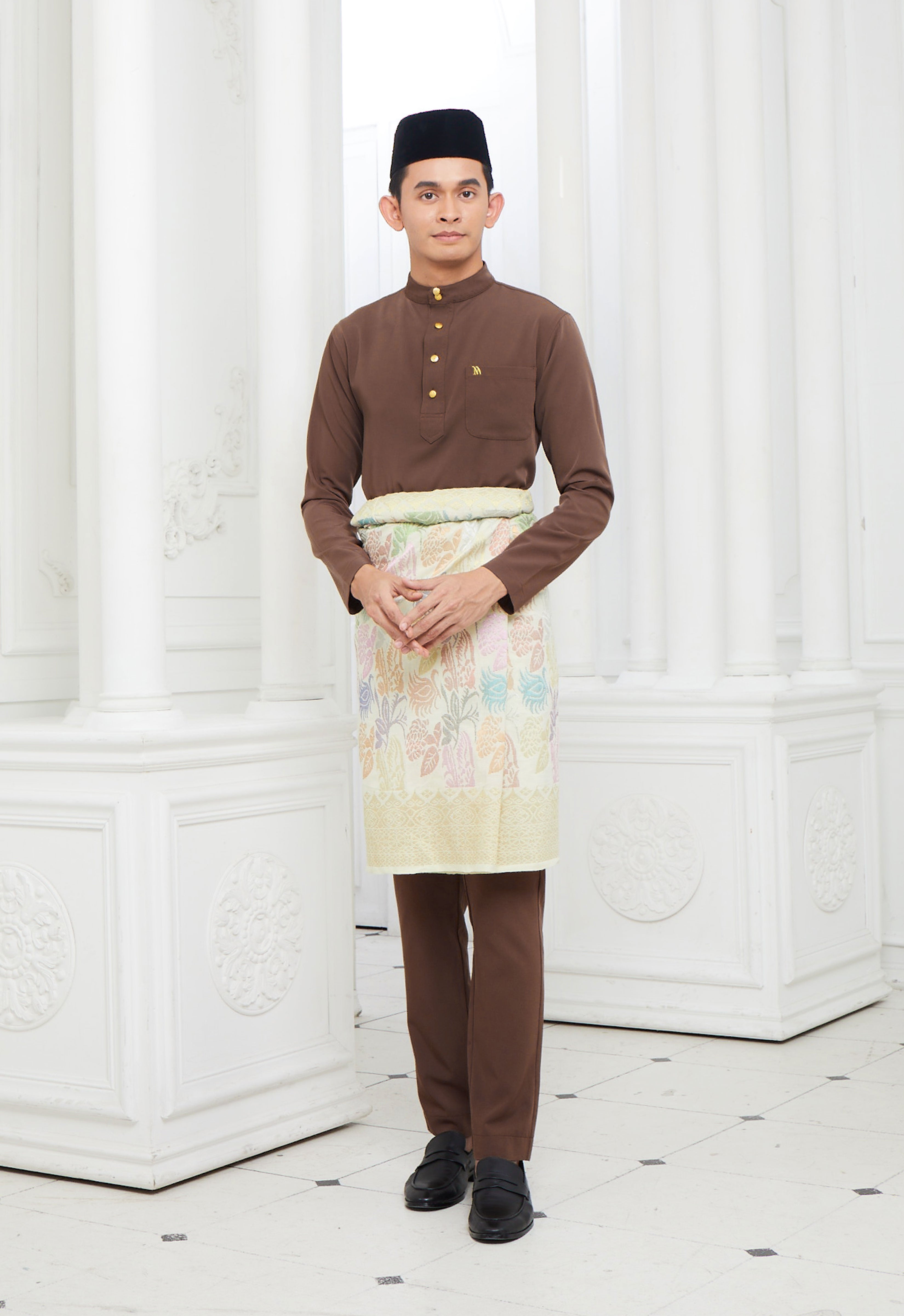 MINAZ MEN BAJU MELAYU - BROWN