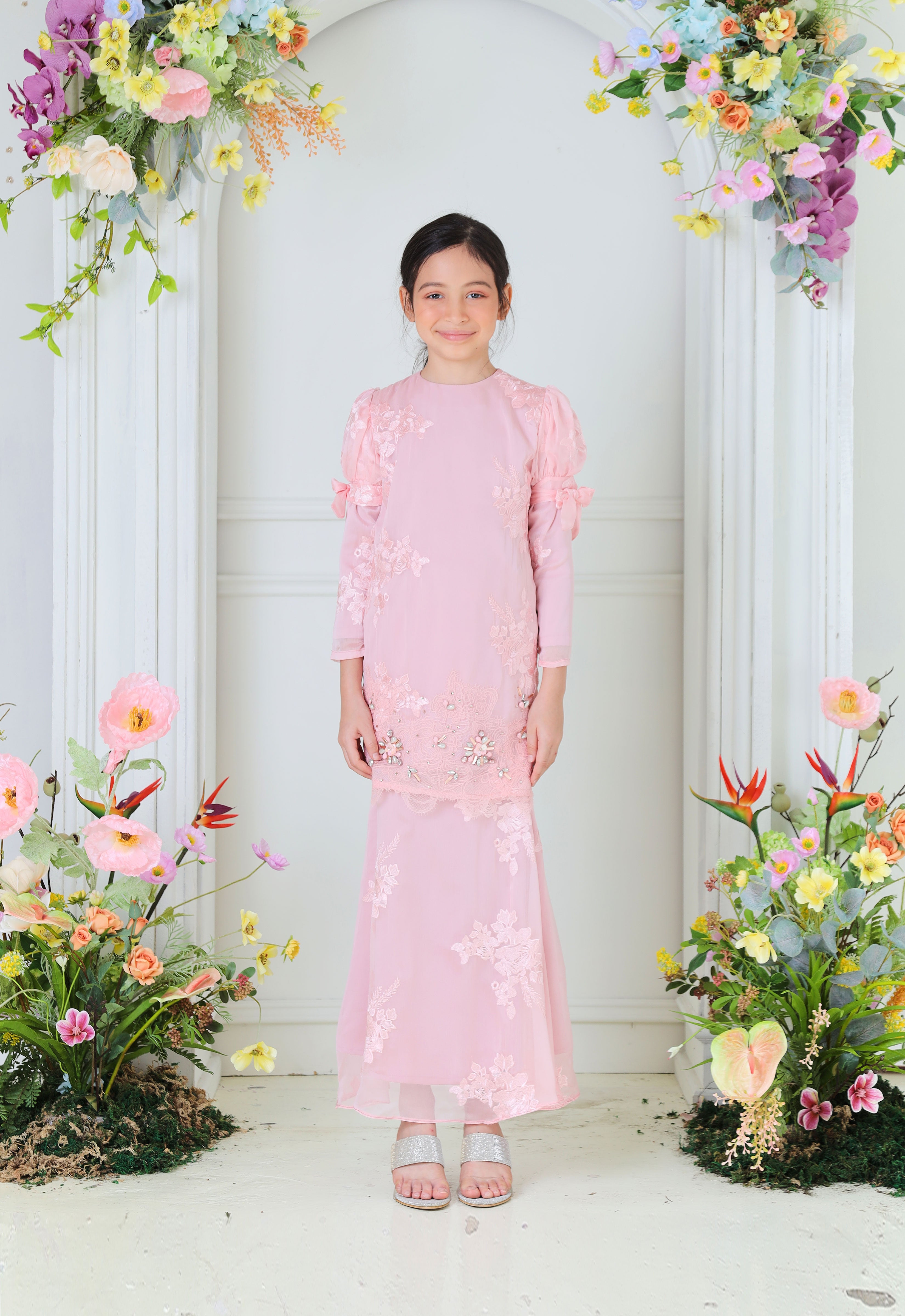 DARLA KIDS KURUNG - BLUSH PINK