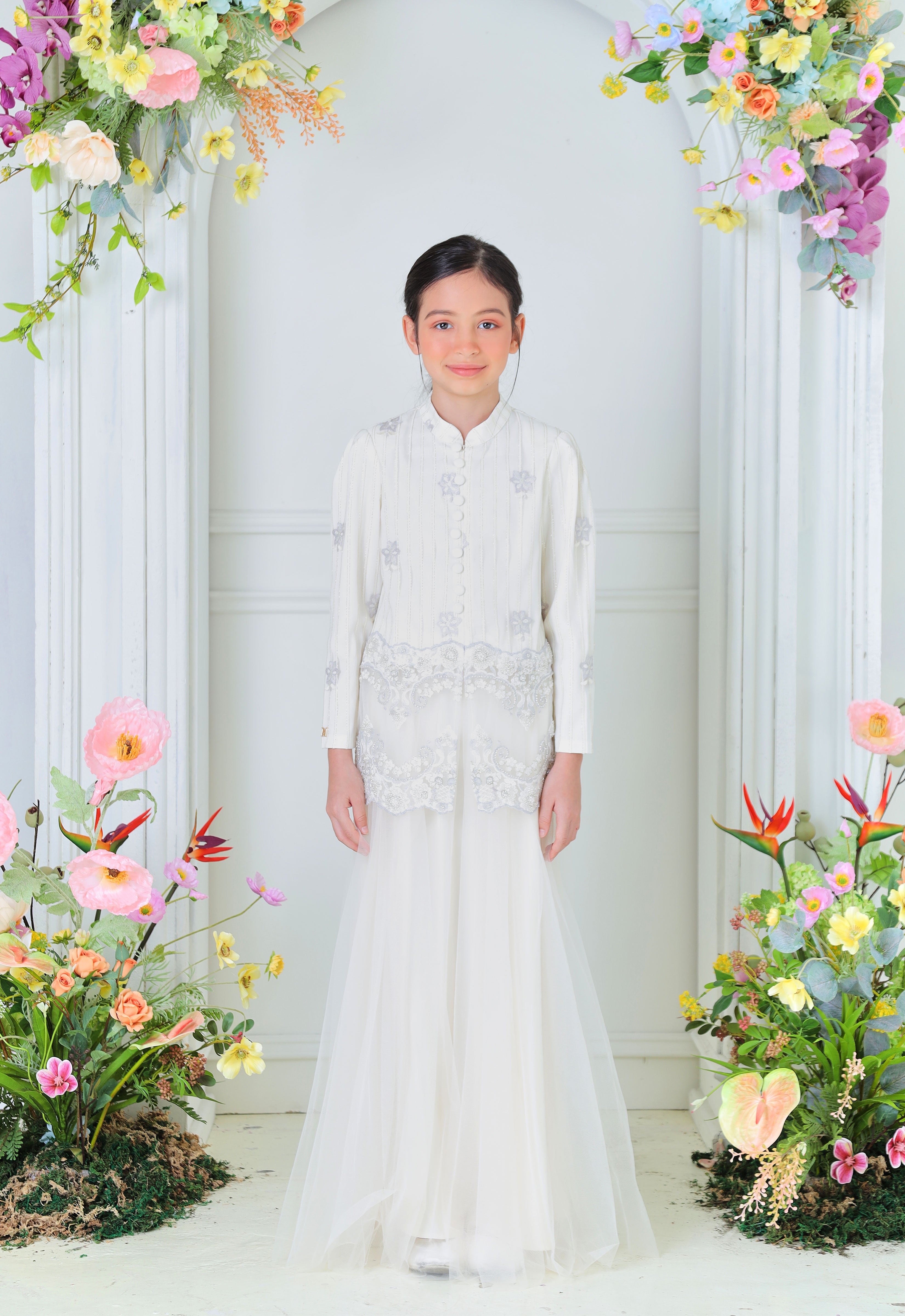 DIAN LUXE KIDS KURUNG - OFF WHITE
