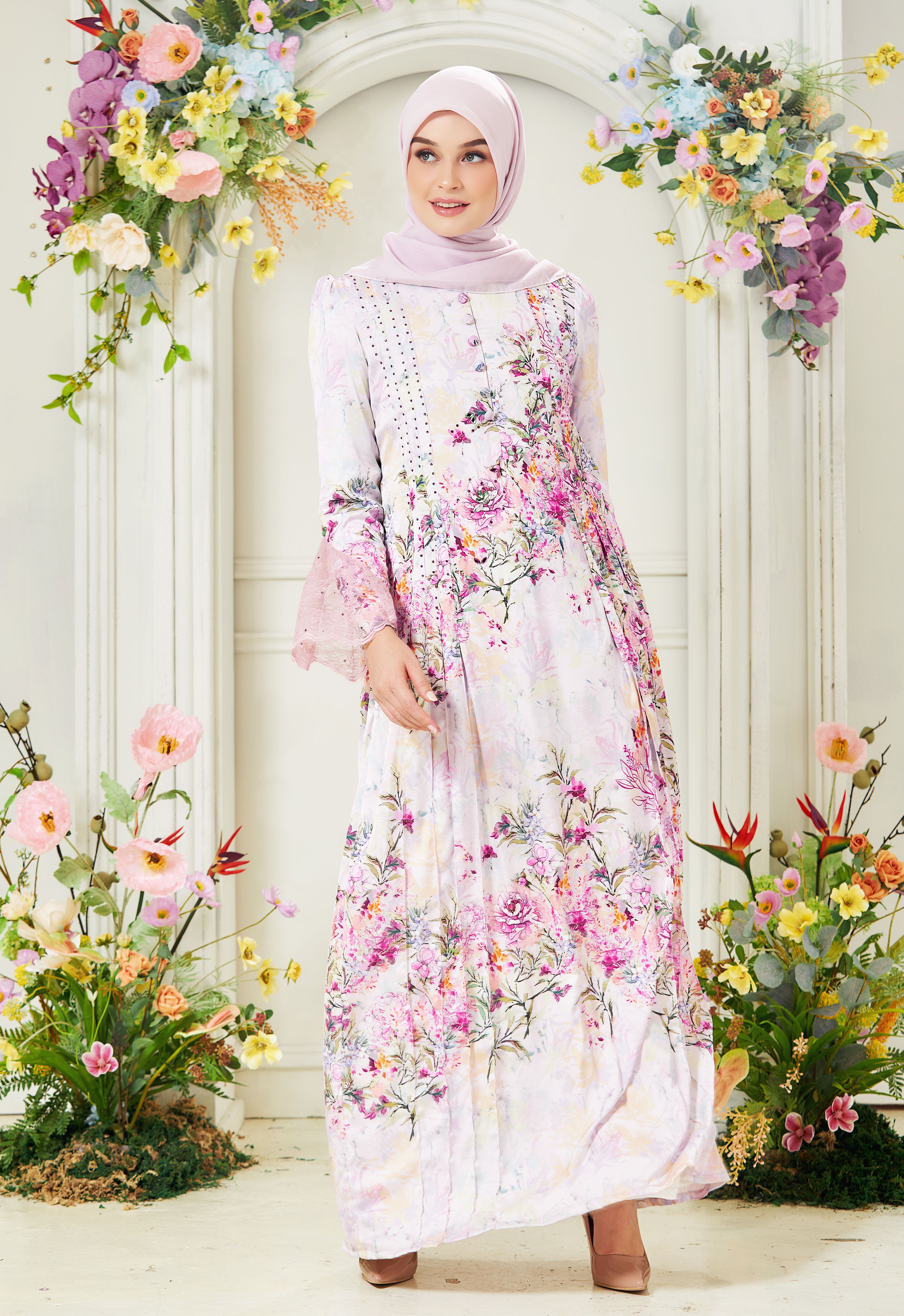 DEENARA ABAYA - PINK