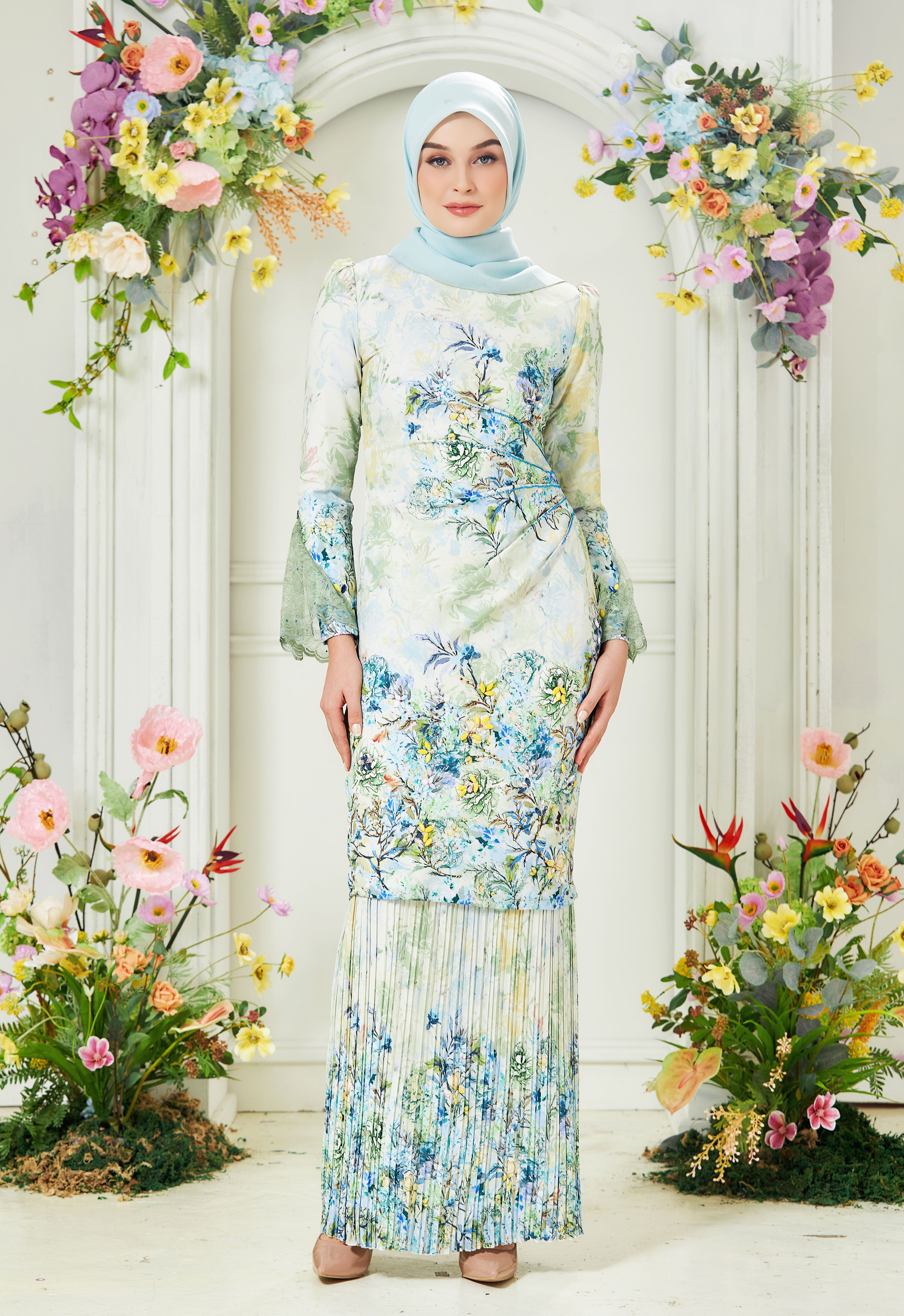DEENARA KURUNG - SAGE GREEN