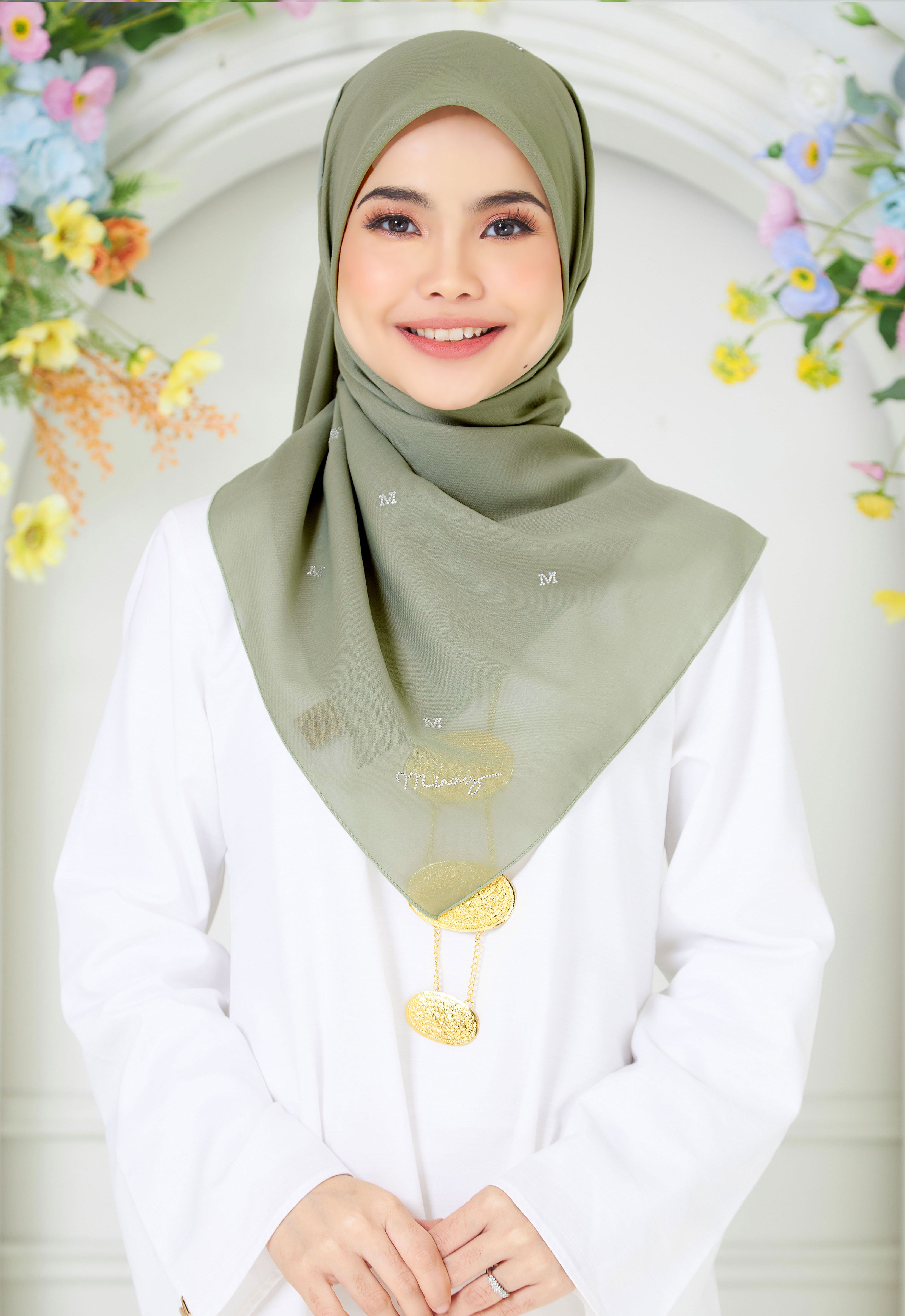 PLAIN BAWAL - DUSTY GREEN
