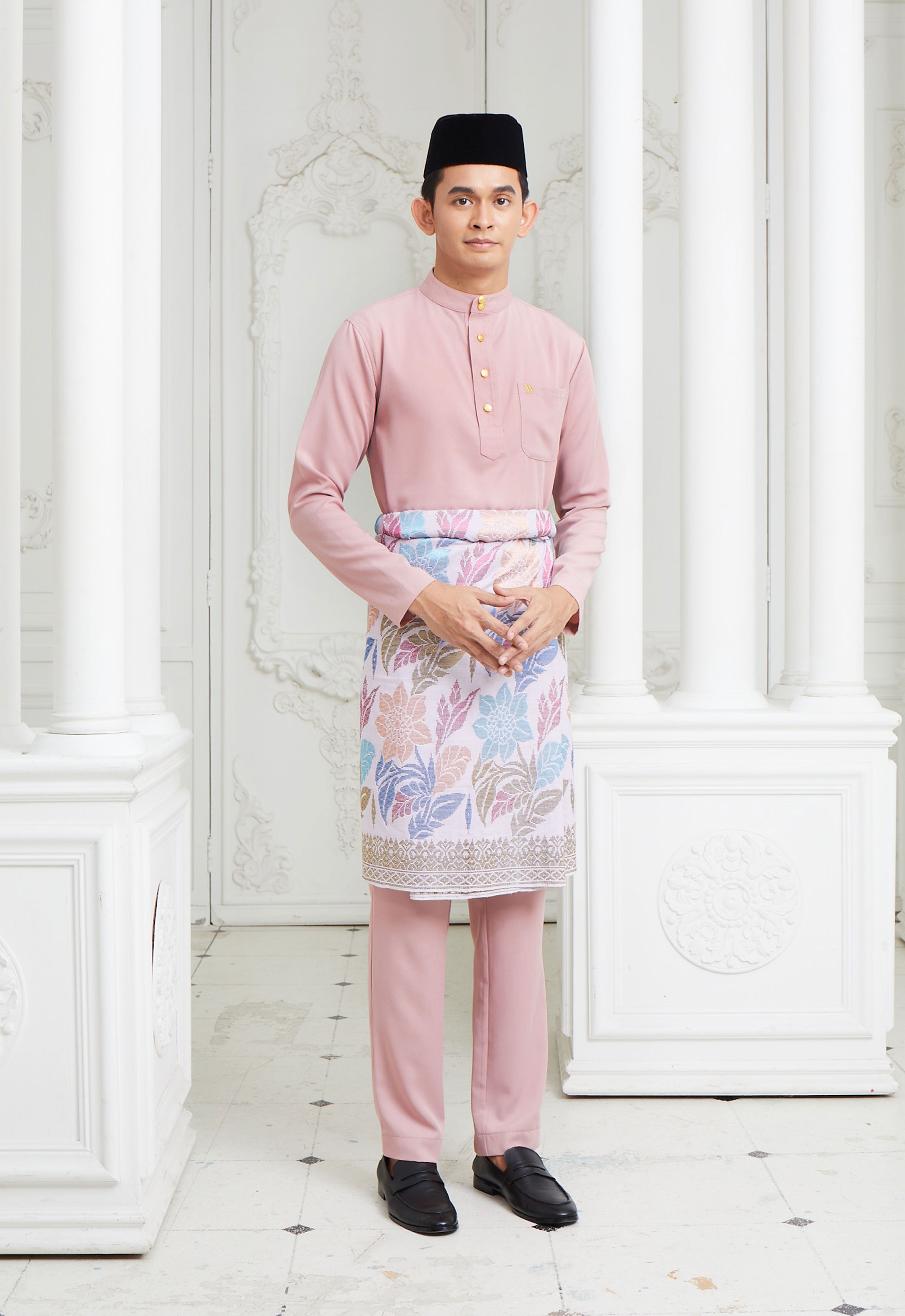 MINAZ MEN BAJU MELAYU - DUSTY PINK