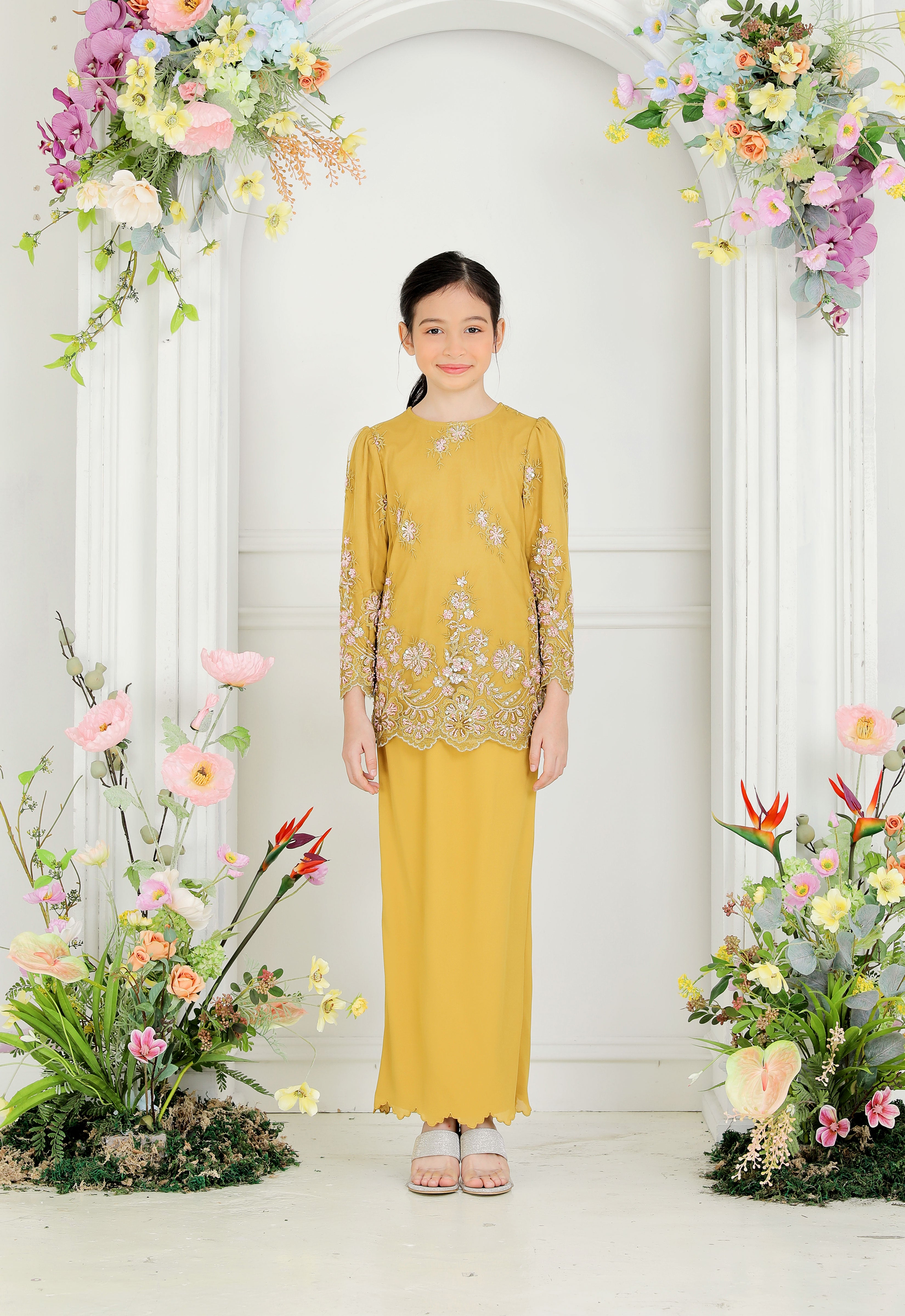 ERYNA LUXE KIDS KURUNG - MUSTARD