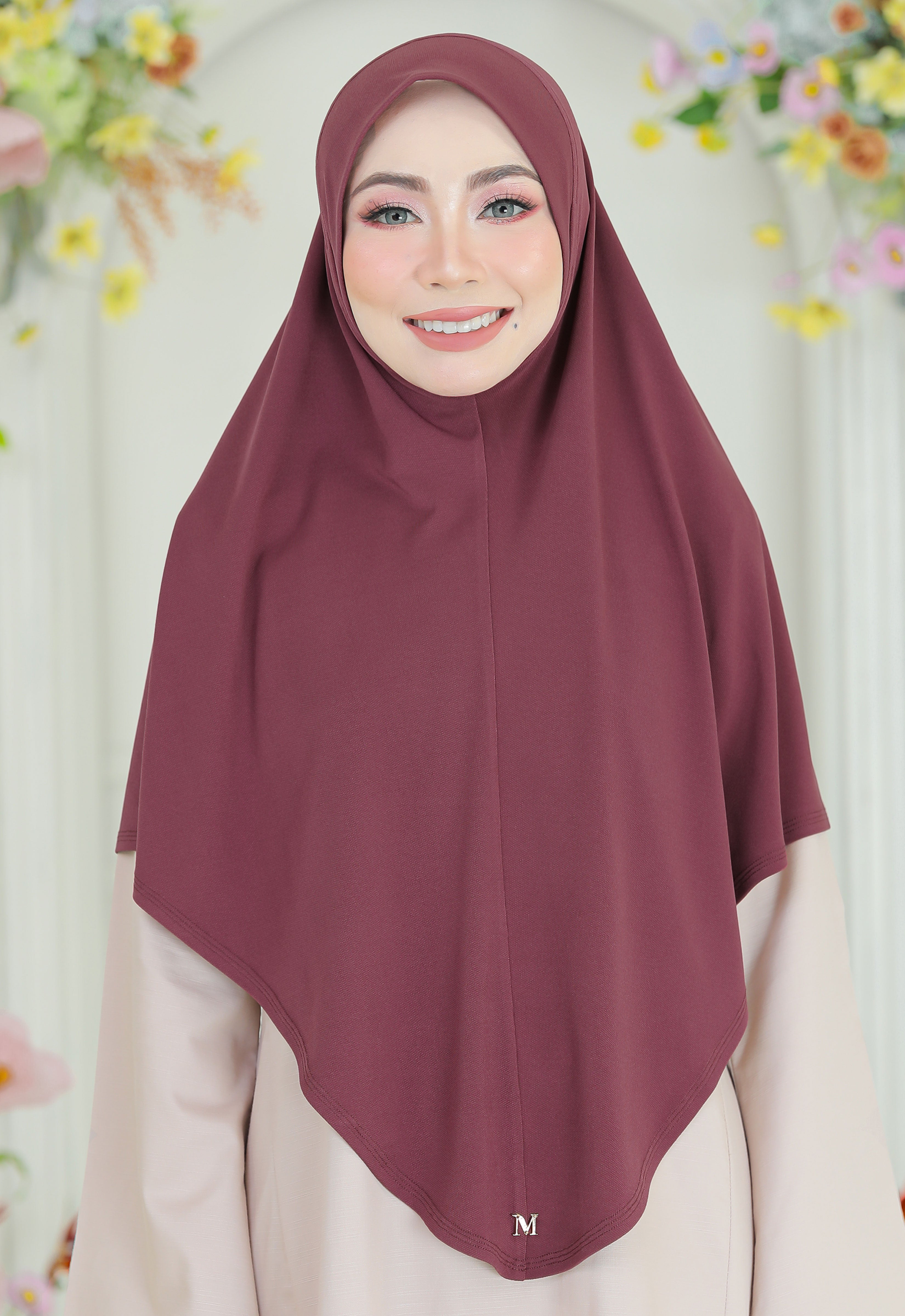 EZY SARUNG - BURGUNDY