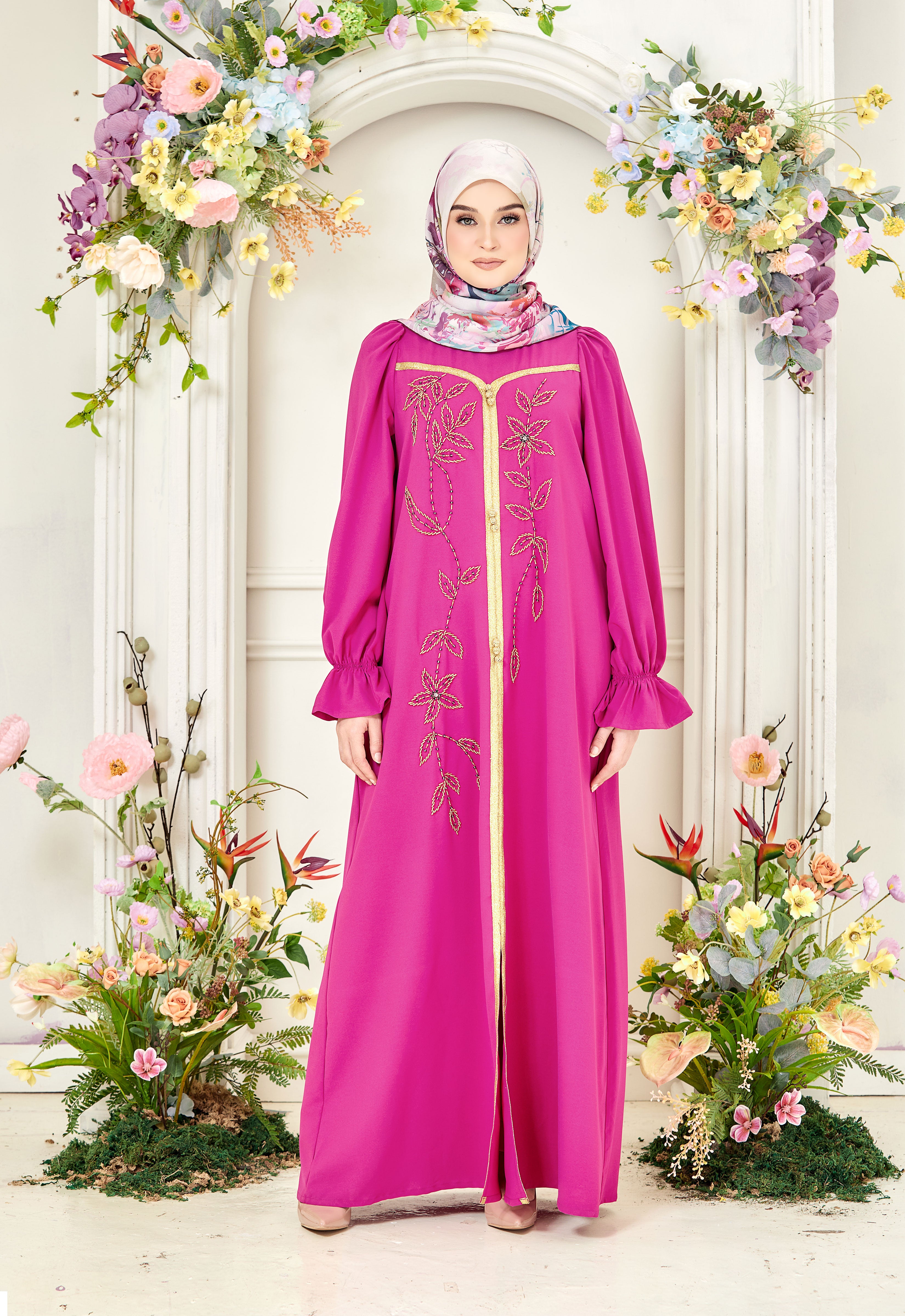HUMAYRA ABAYA - MAGENTA
