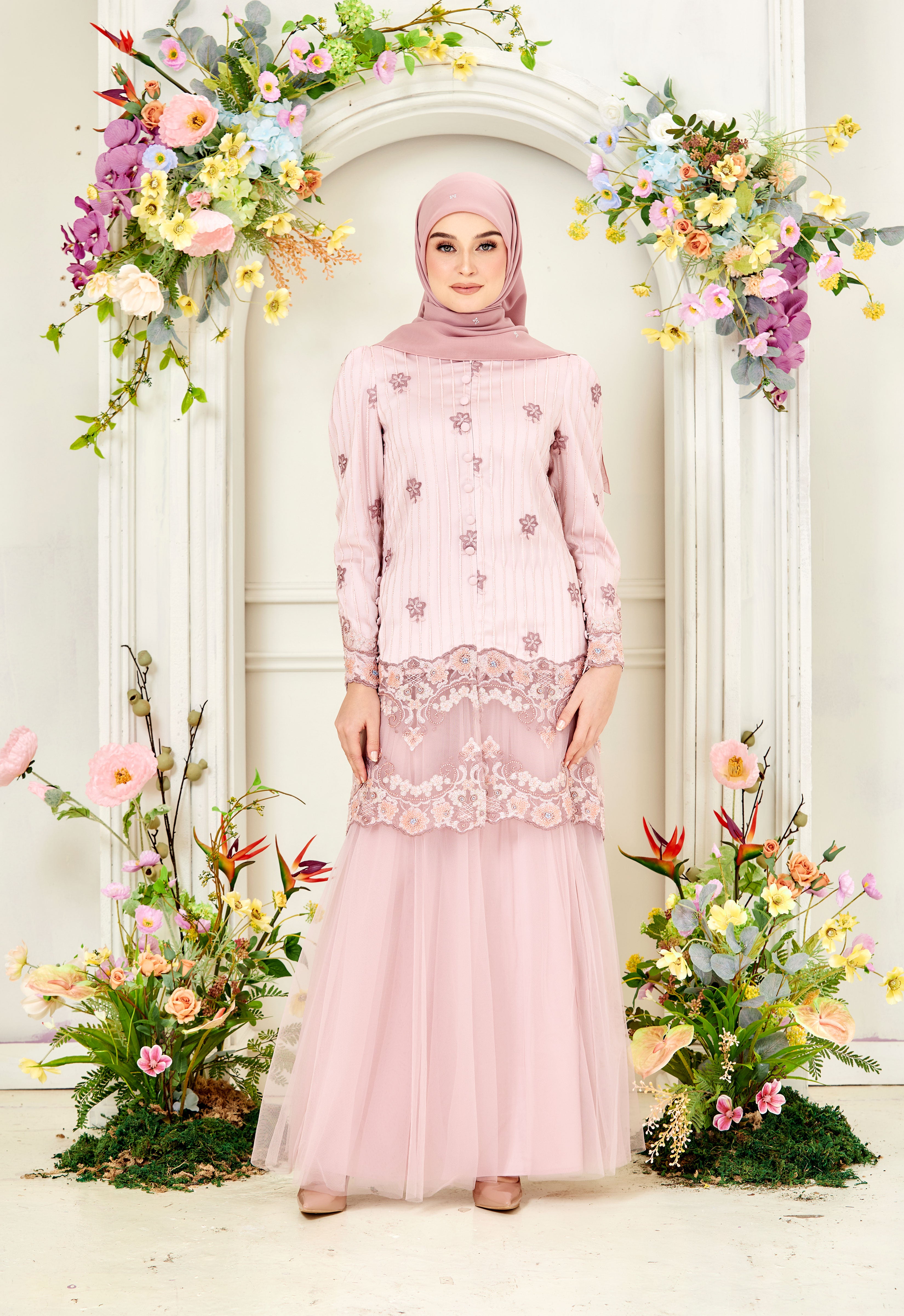 DIAN LUXE KURUNG - PINK