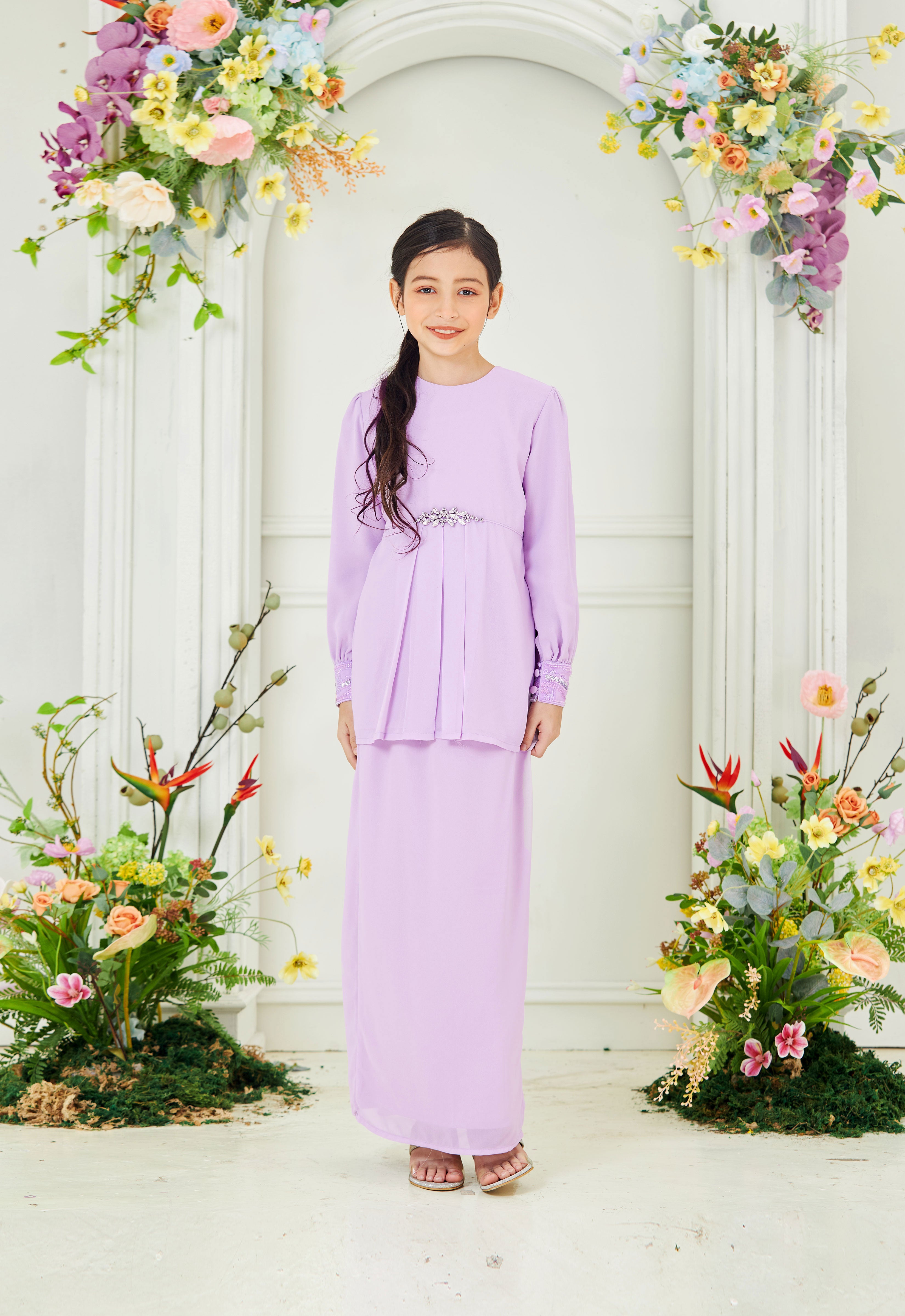 INARA KIDS KURUNG - LILAC