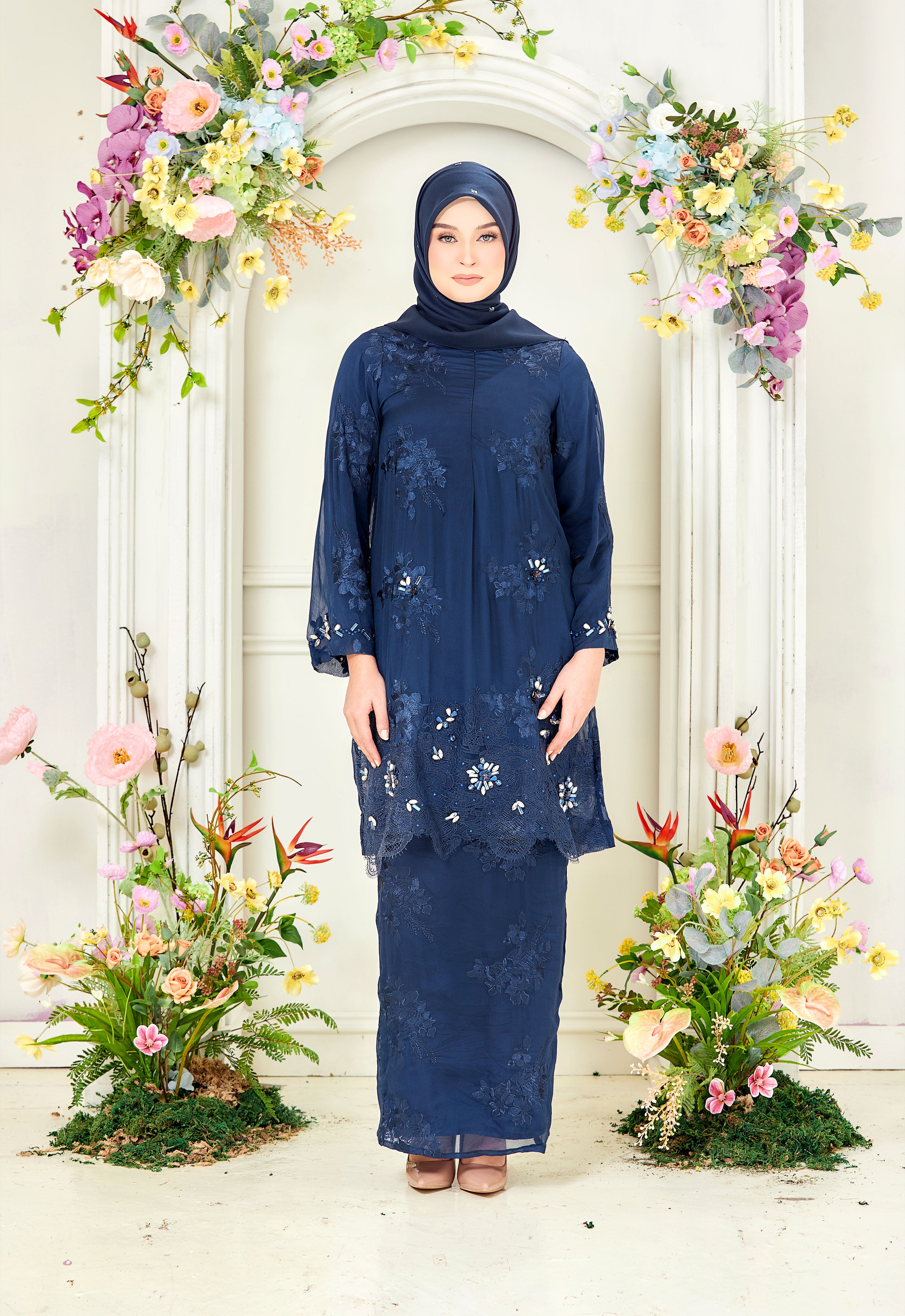 DARLA RIAW KURUNG - NAVY BLUE