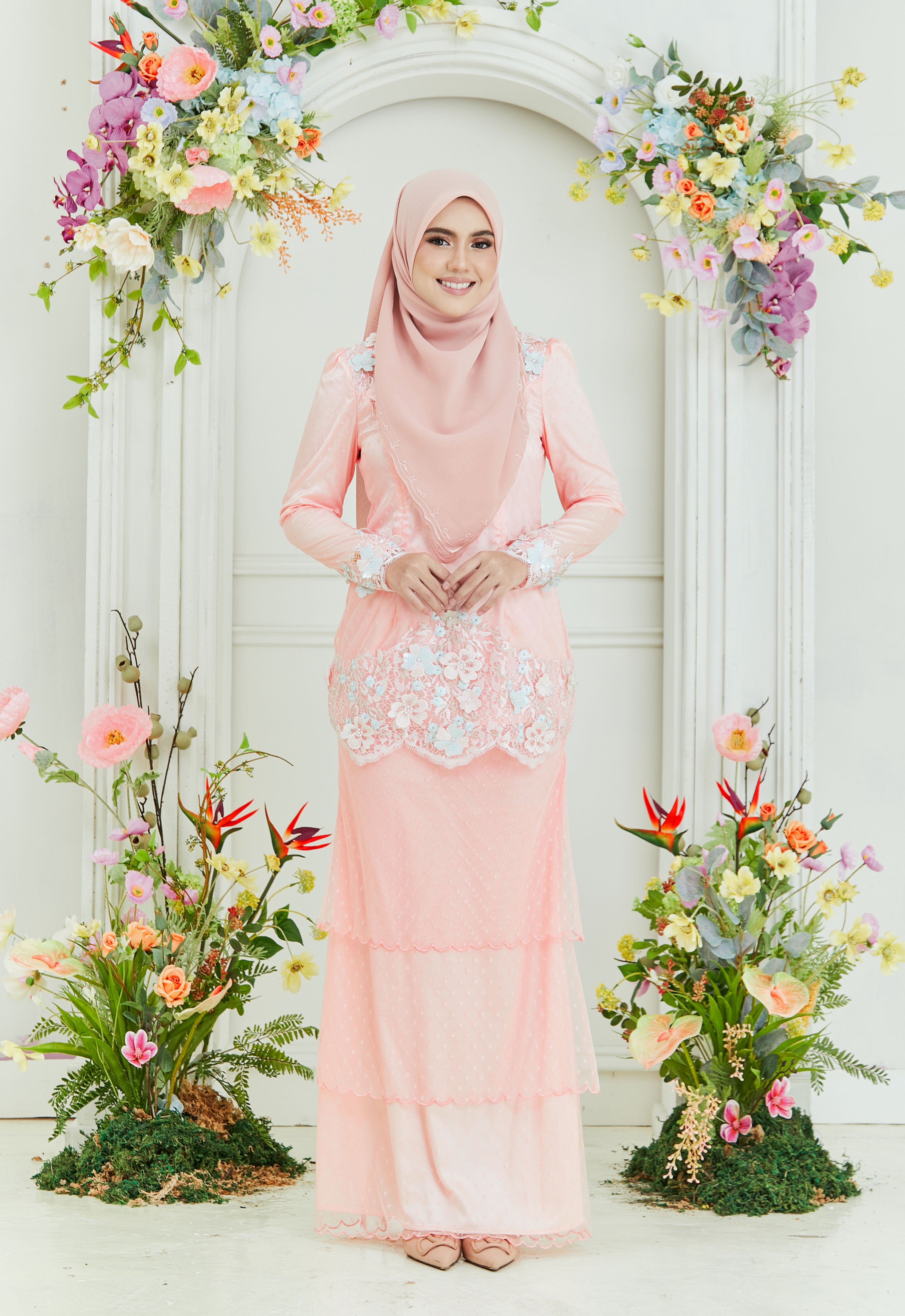 ATILIA LUXE MINI KURUNG - CLOUD PINK