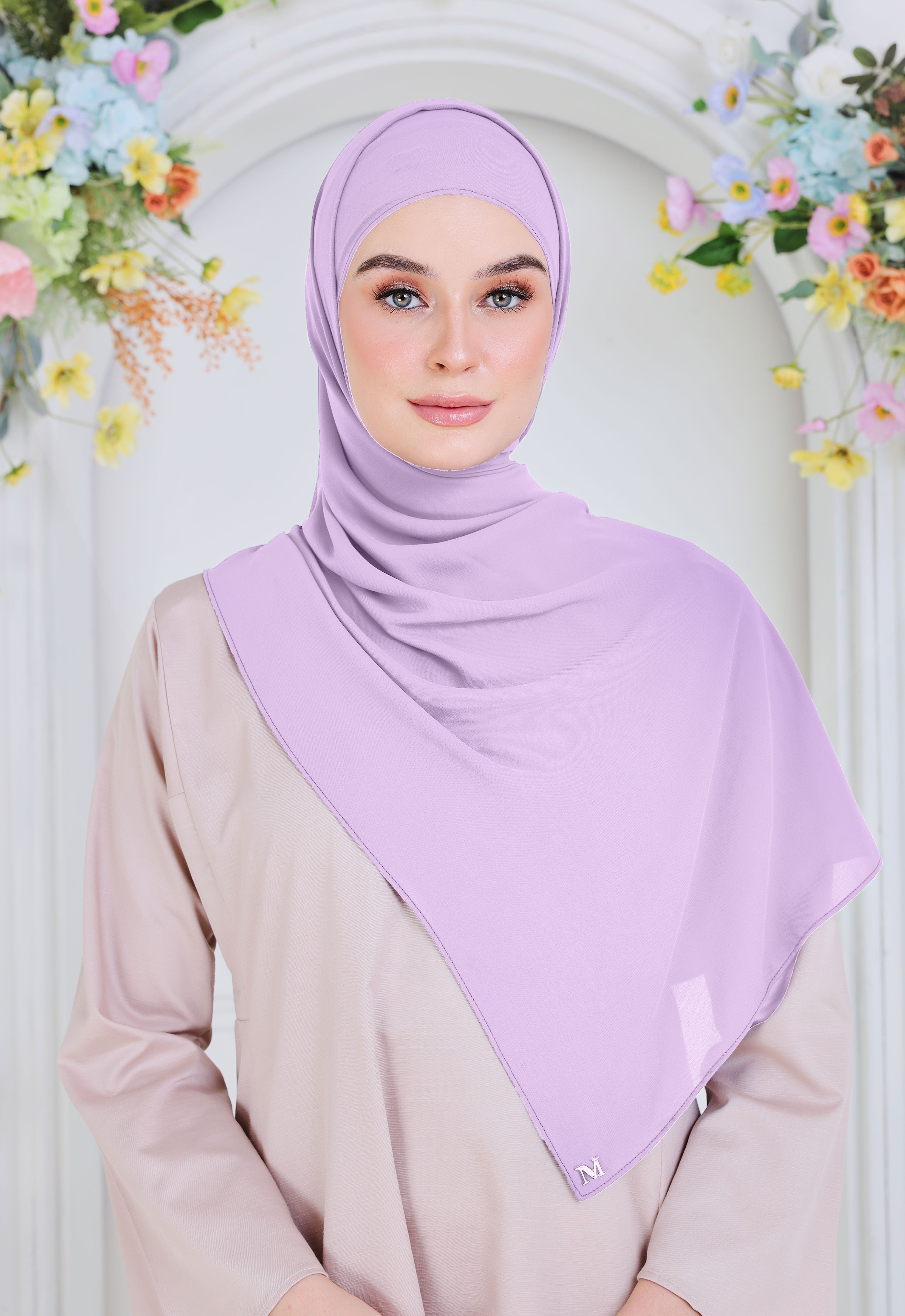 BASIC PLAIN SHAWL - LILAC
