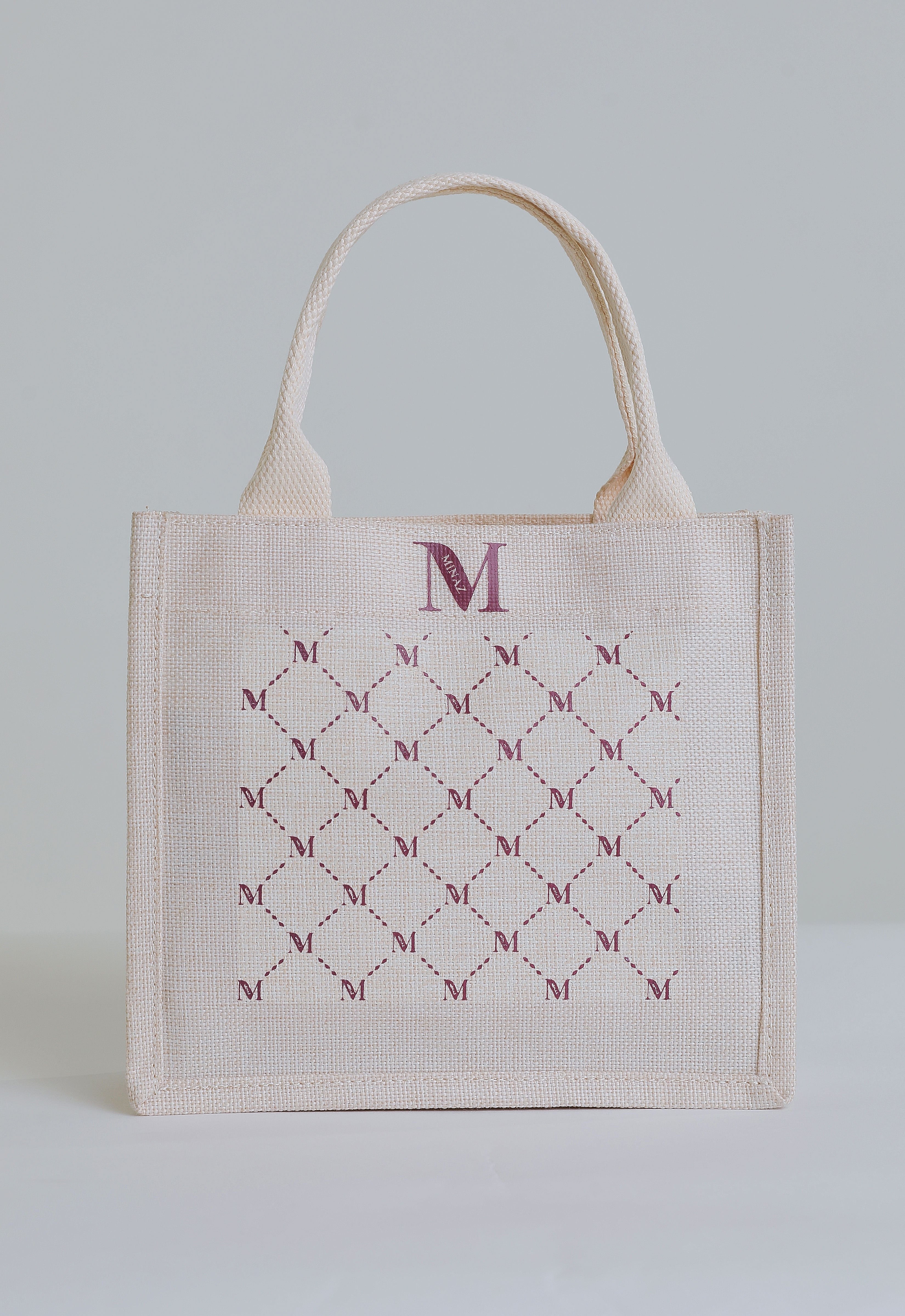 MONOGRAM TOTEBAG - CHAMPAGNE