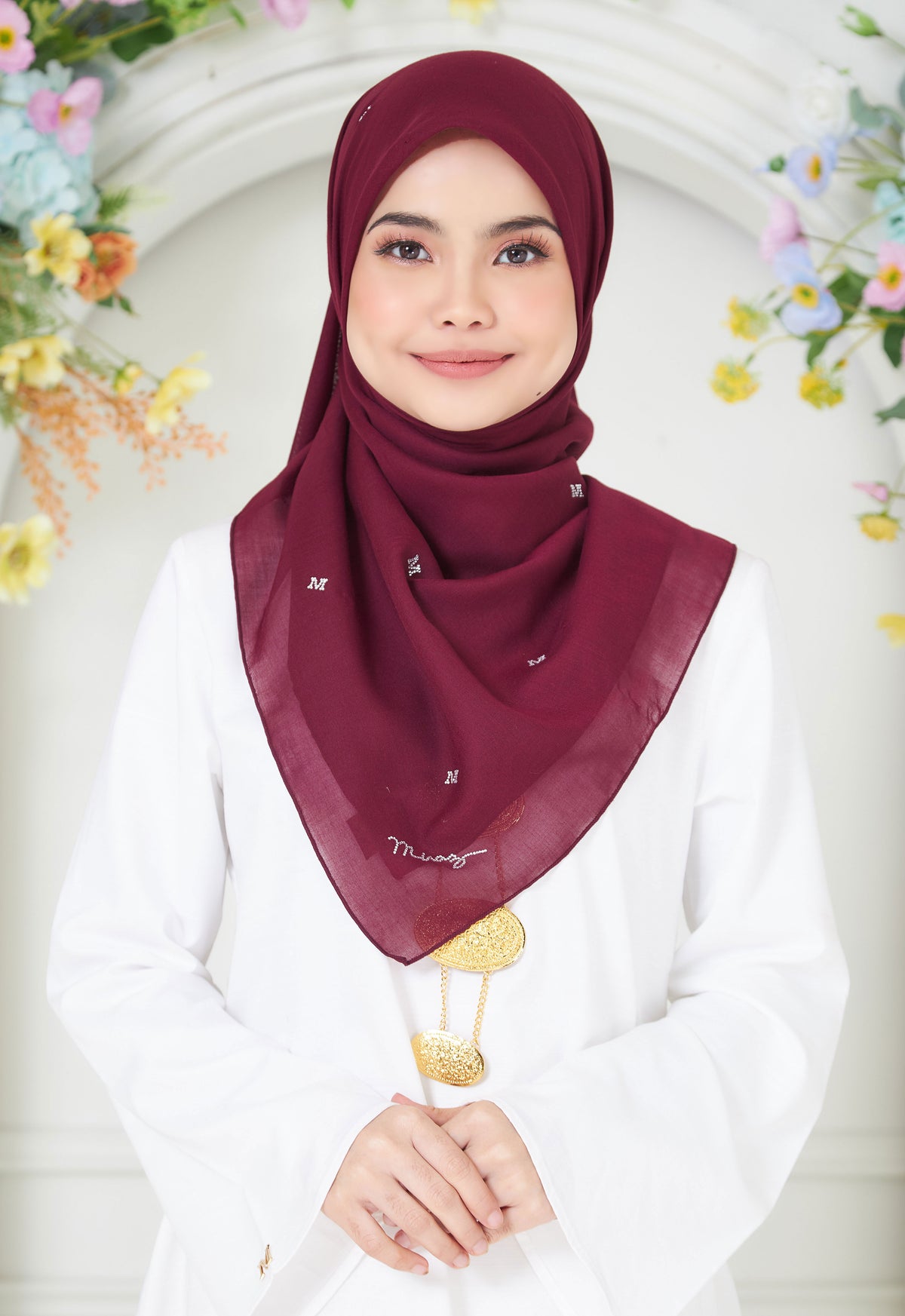 MINAZ HIJAB - PLAIN MSTONE SERIES