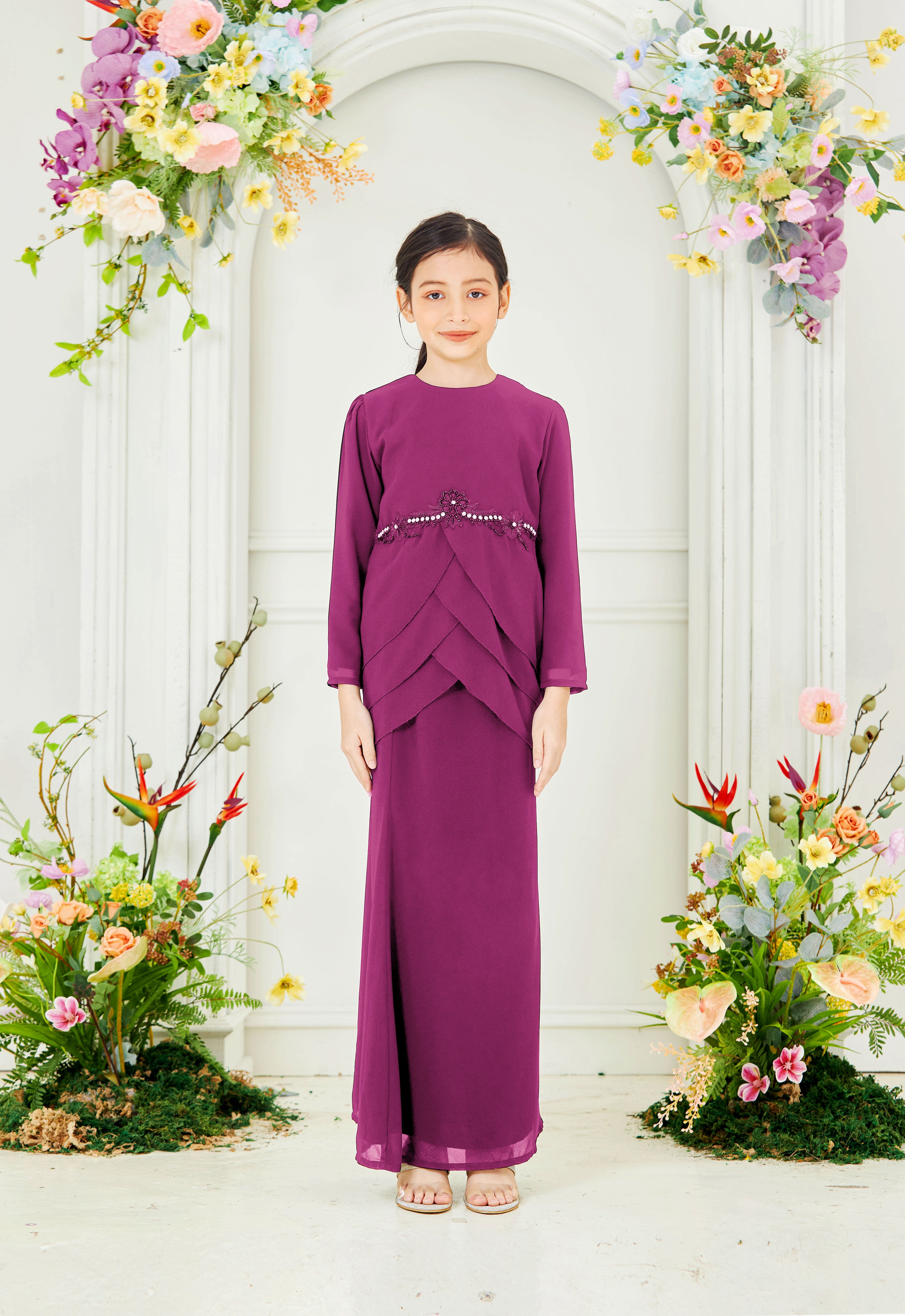 NADEERA KIDS KURUNG - MANGOSTEEN