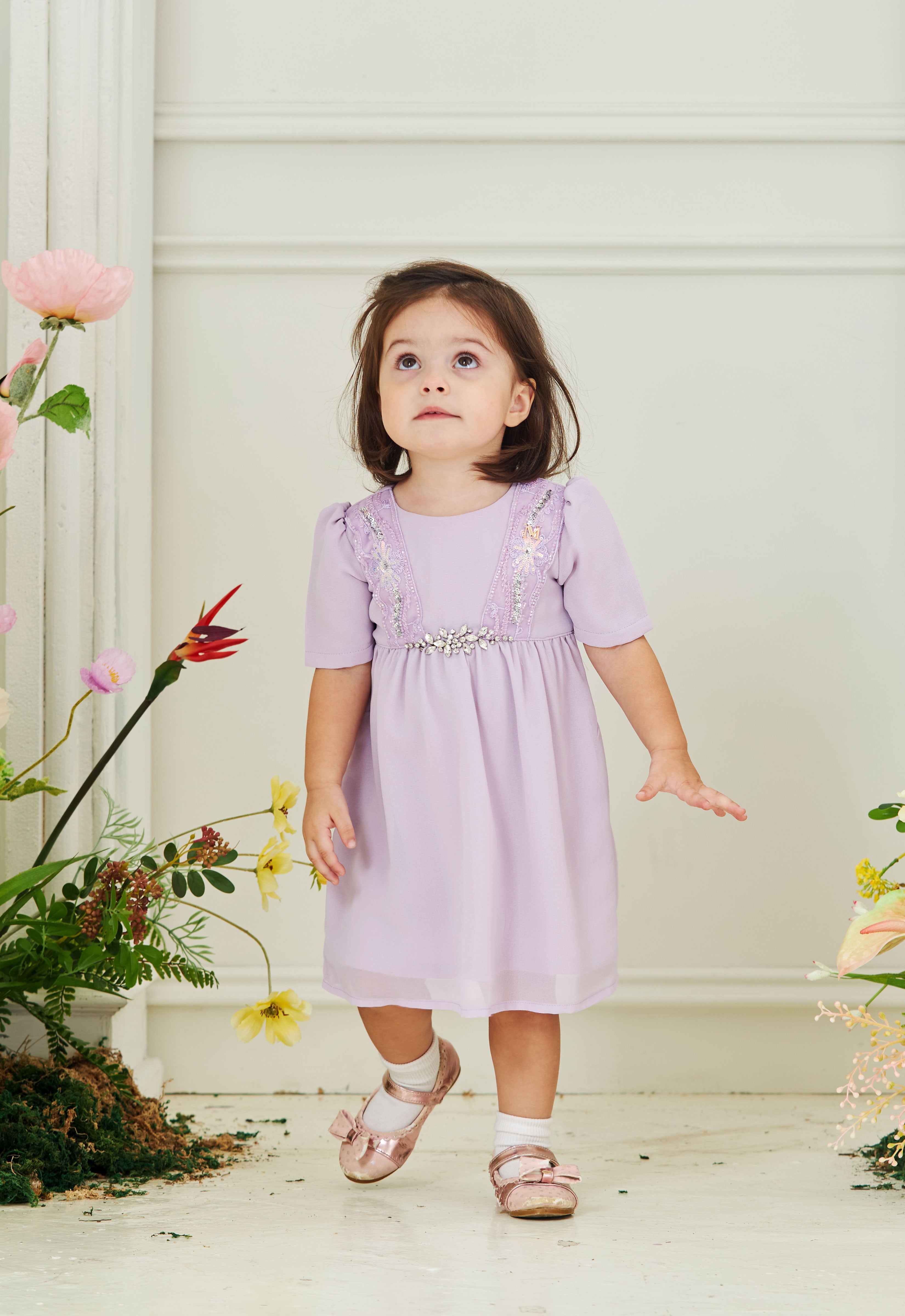 INARA BABY DRESS - LILAC