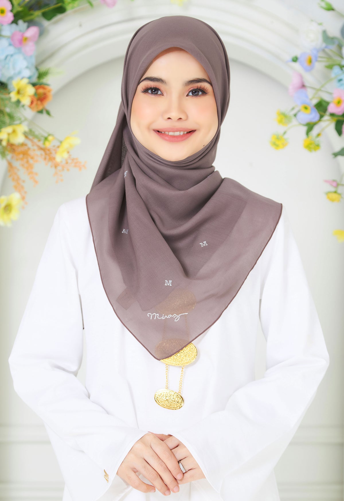 MINAZ HIJAB - PLAIN MSTONE SERIES