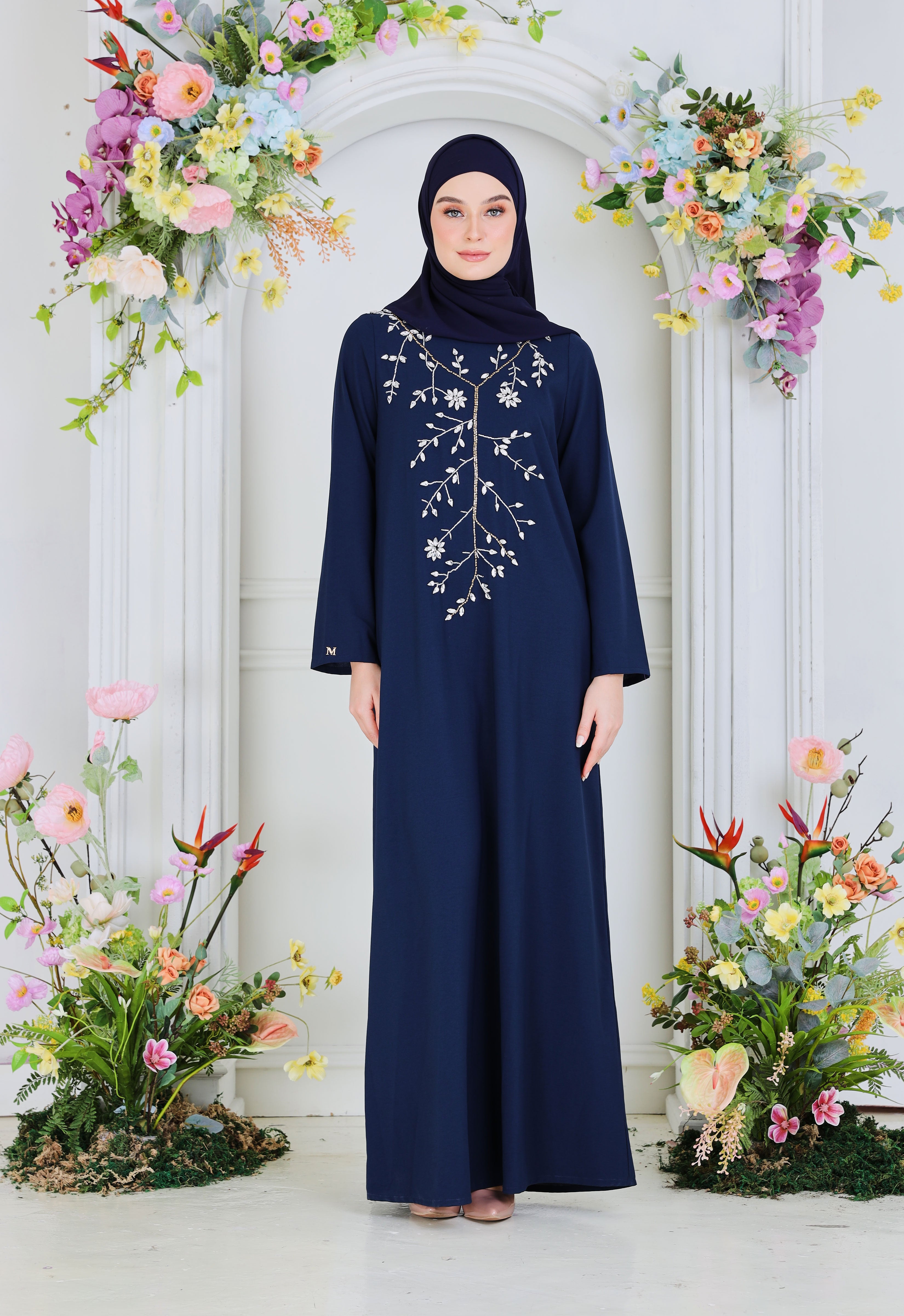 ZEHRA ABAYA - DARK BLUE