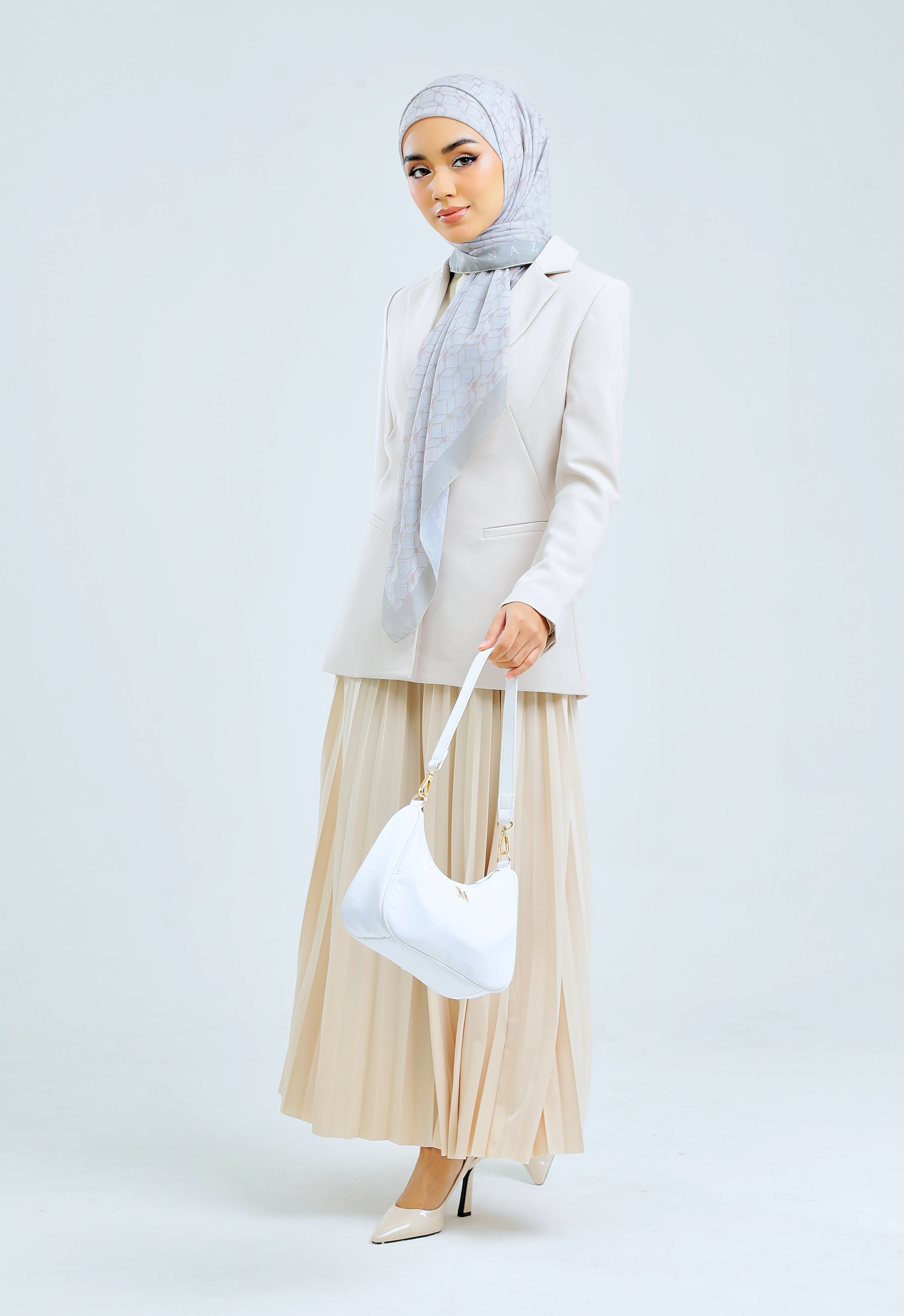 RHEA BAGUETTE BAG - OFF WHITE