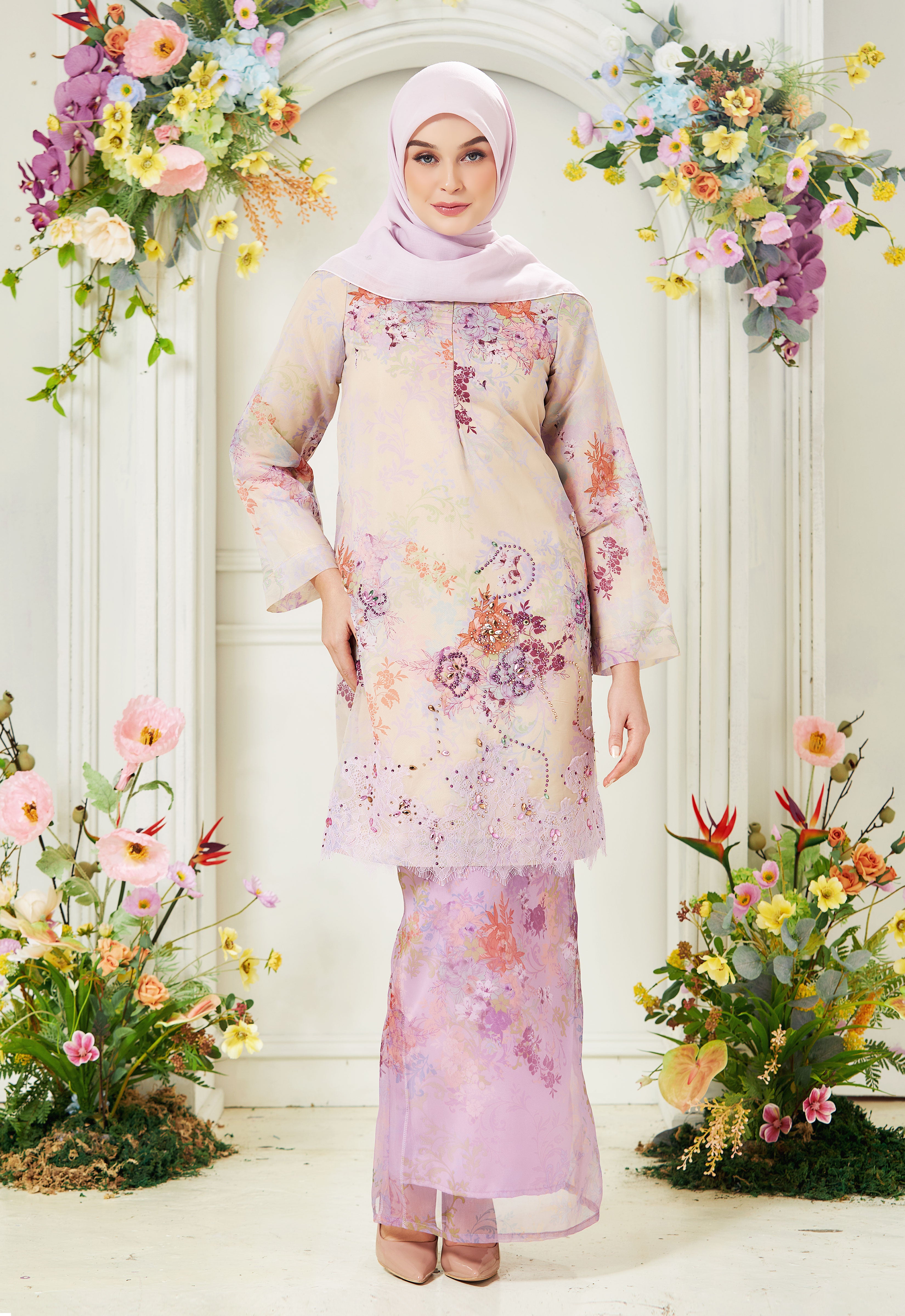 ROZELLA RIAW KURUNG - LILAC CREAM