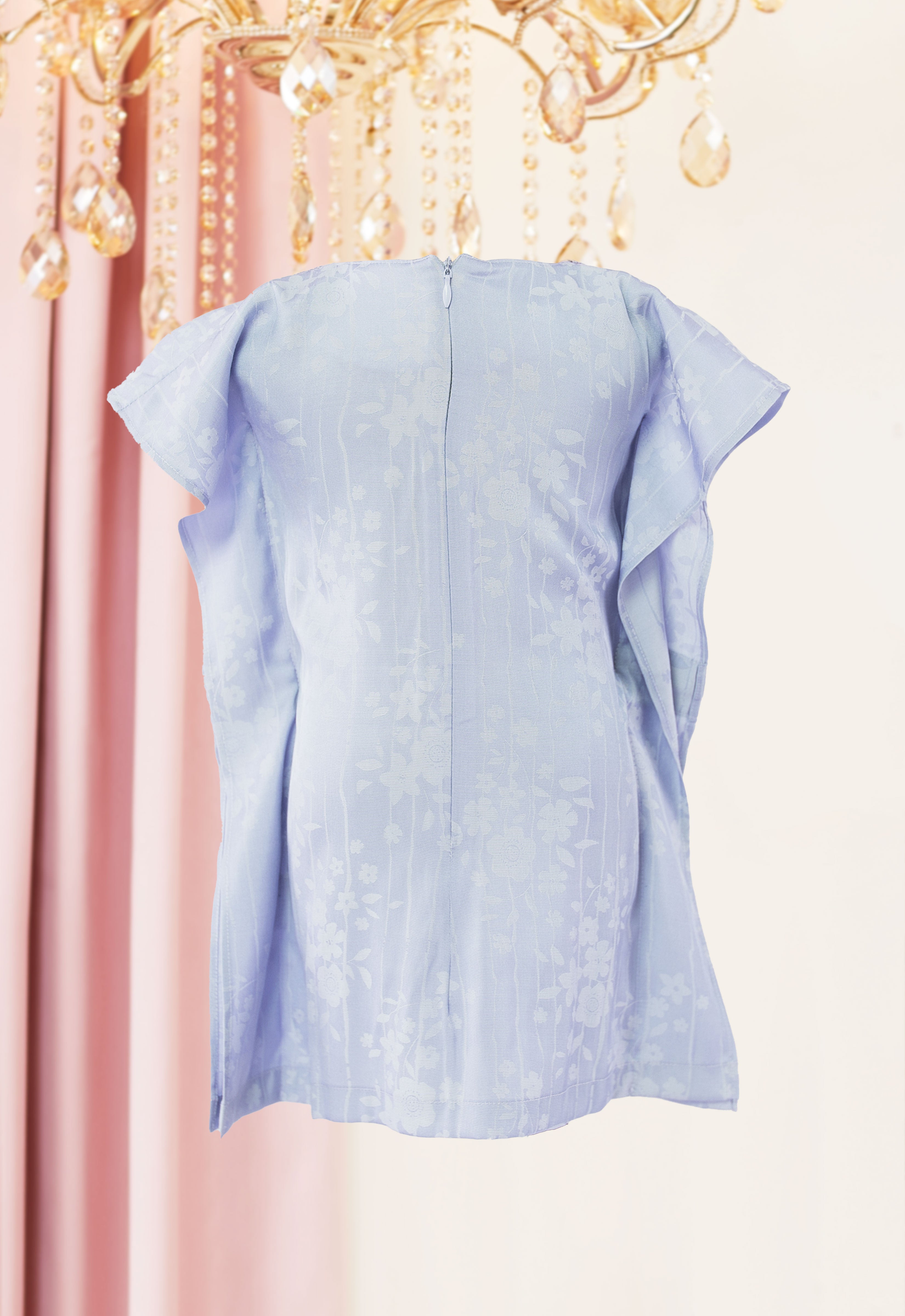 DANEEN BABY DRESS - BLUE GRAY