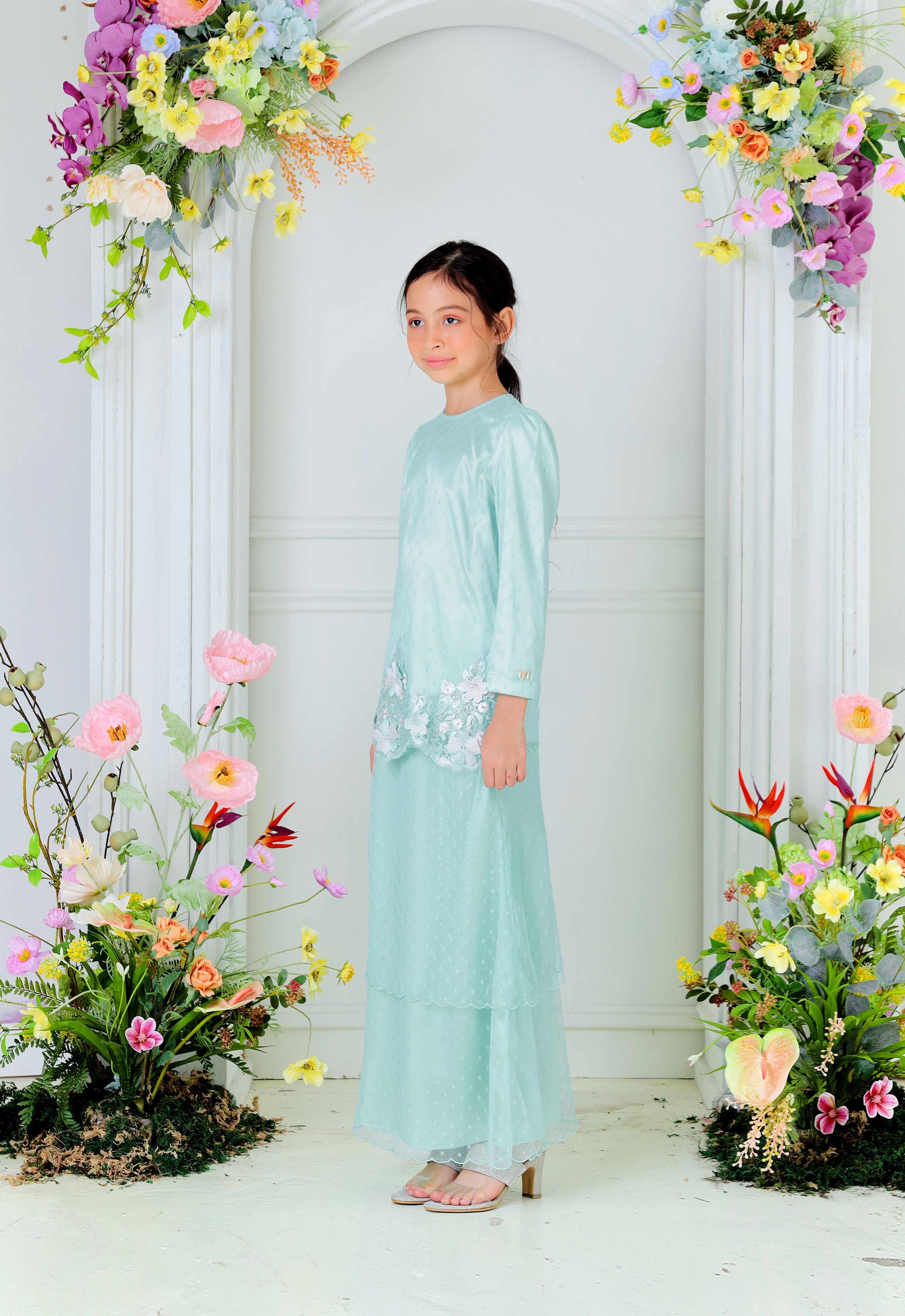ATILIA LUXE KIDS MINI KURUNG - OCEAN WAVE