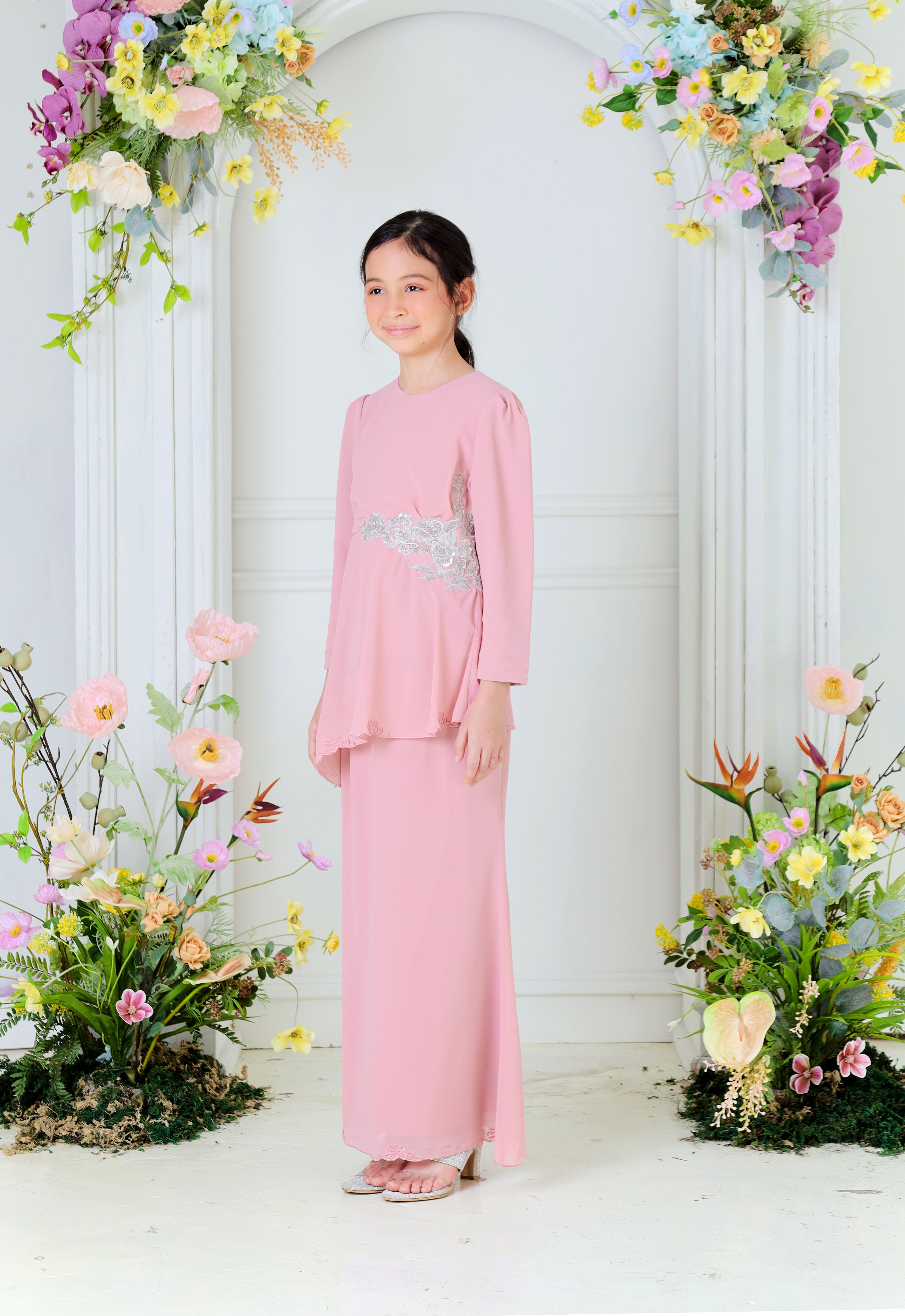 AYLEEN KIDS KURUNG - CANDY PINK