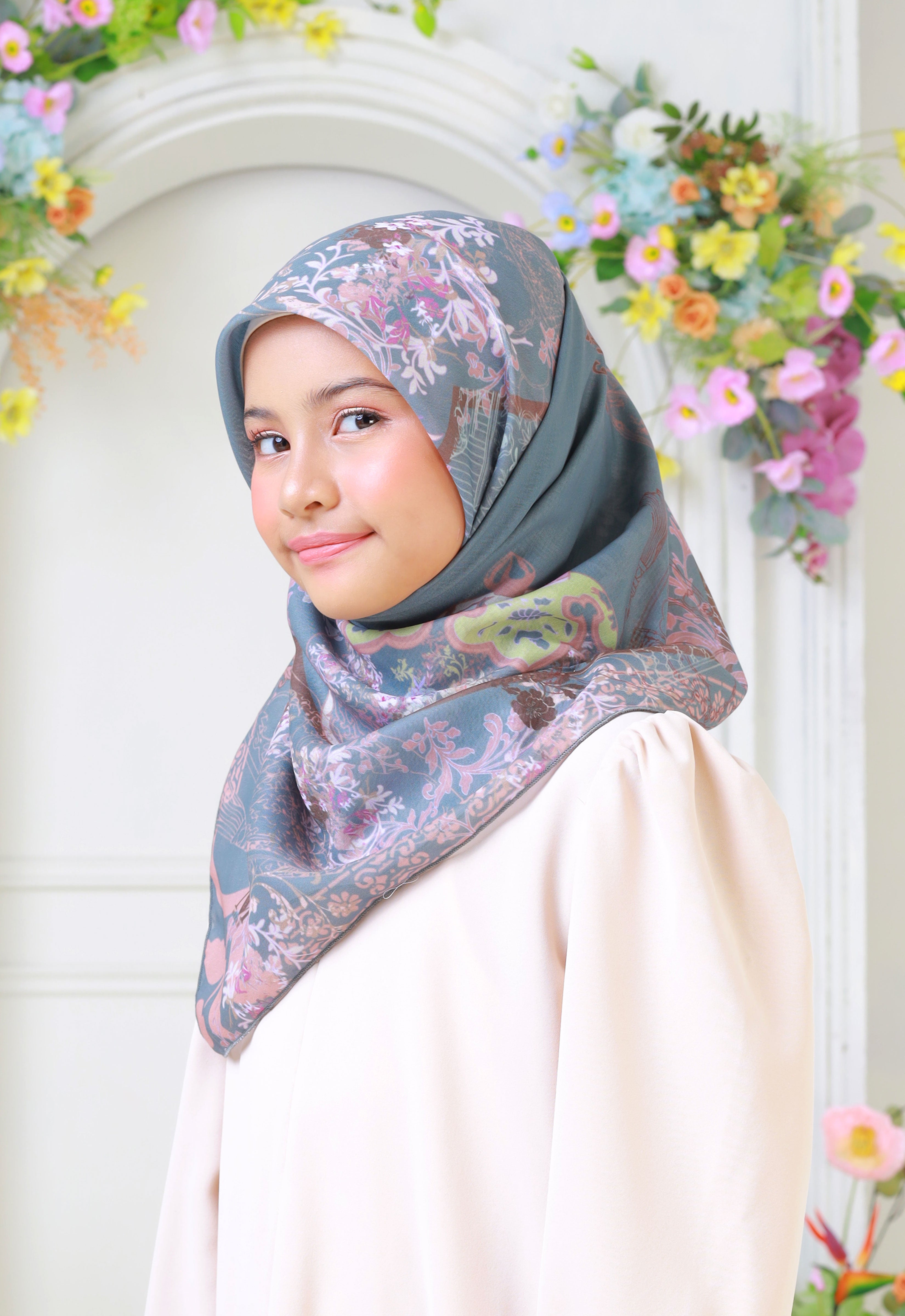 BABA NYONYA KIDS BAWAL - GRAY GREEN