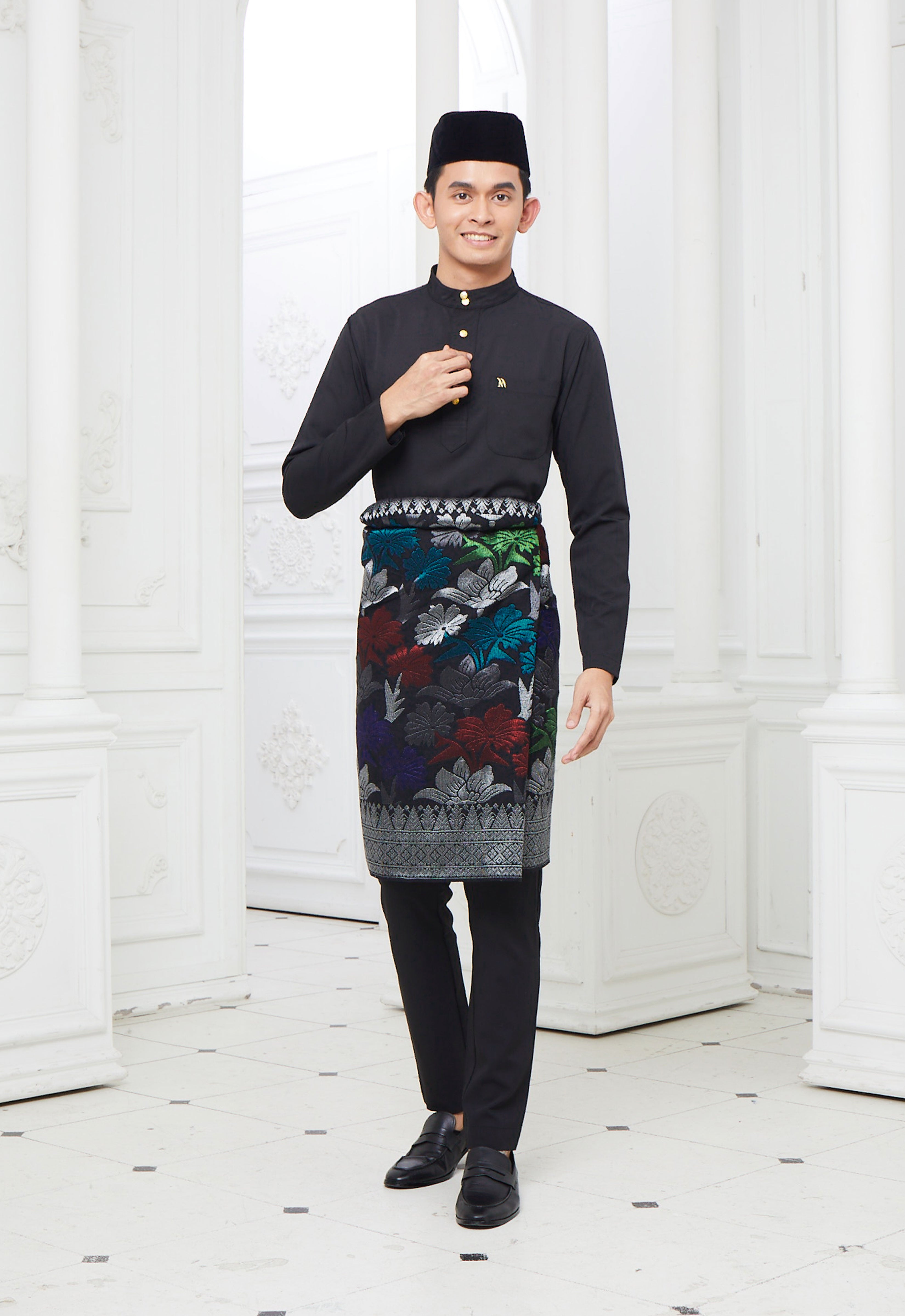MINAZ MEN BAJU MELAYU - BLACK