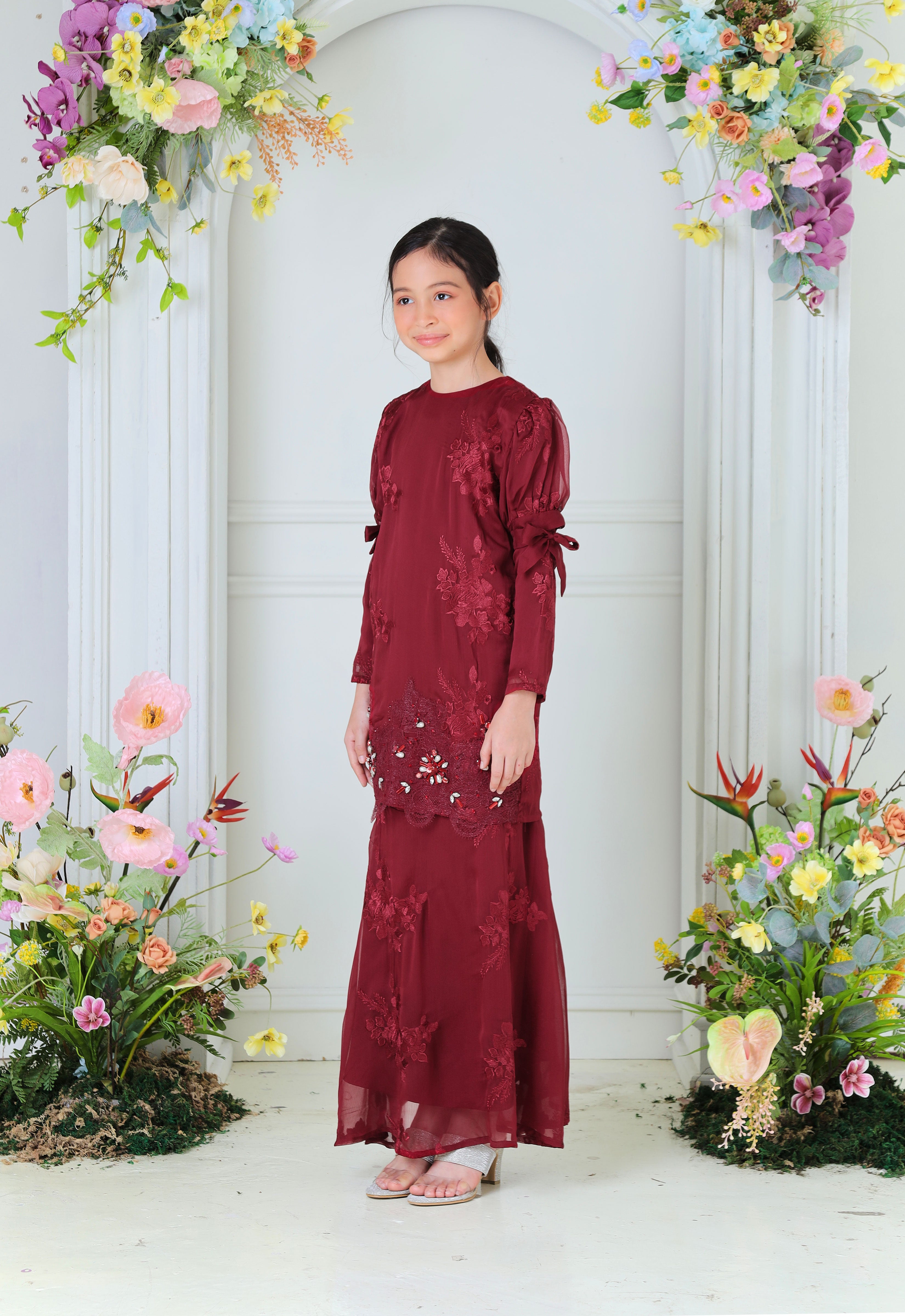DARLA KIDS KURUNG - MAROON