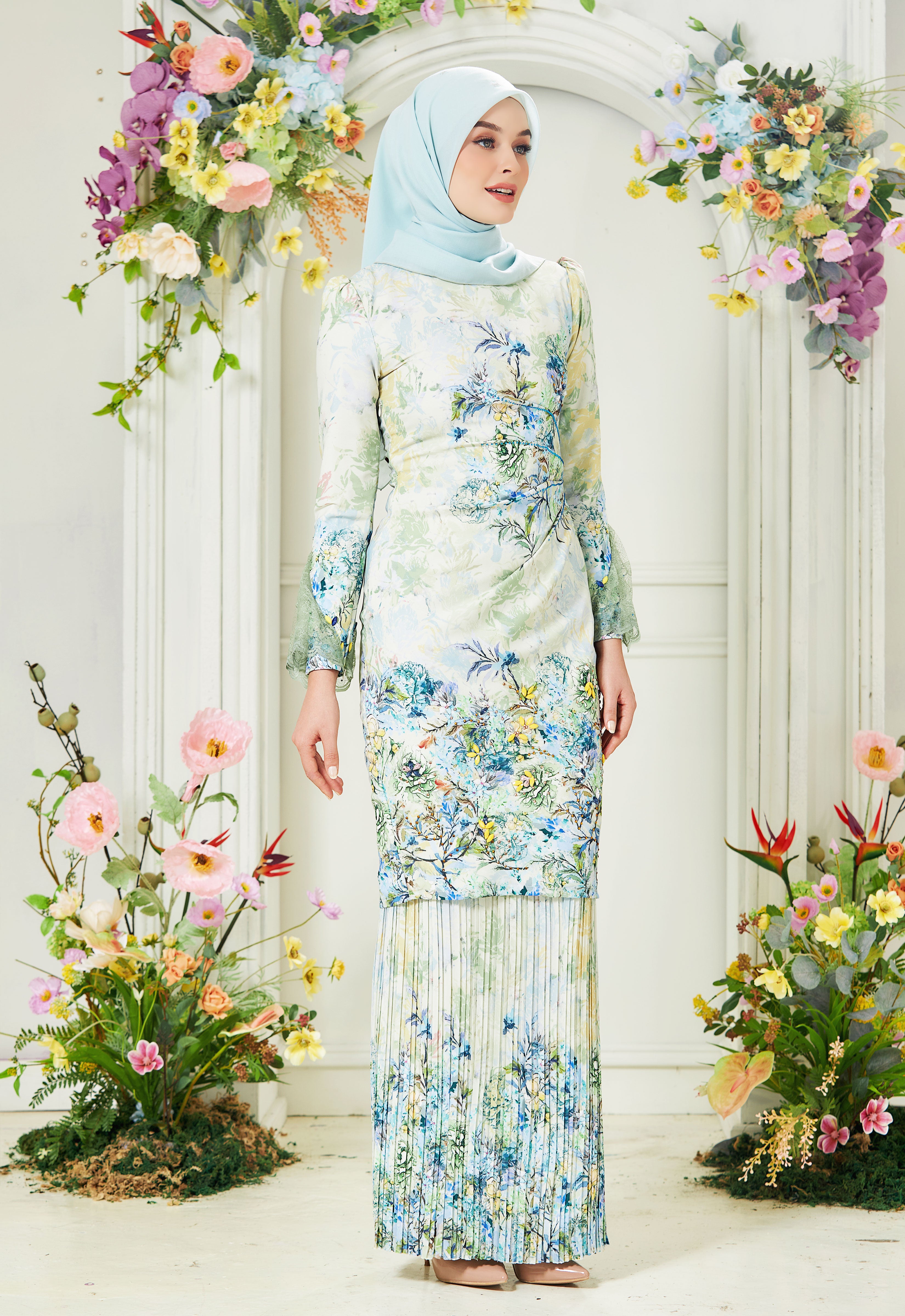 DEENARA KURUNG - SAGE GREEN