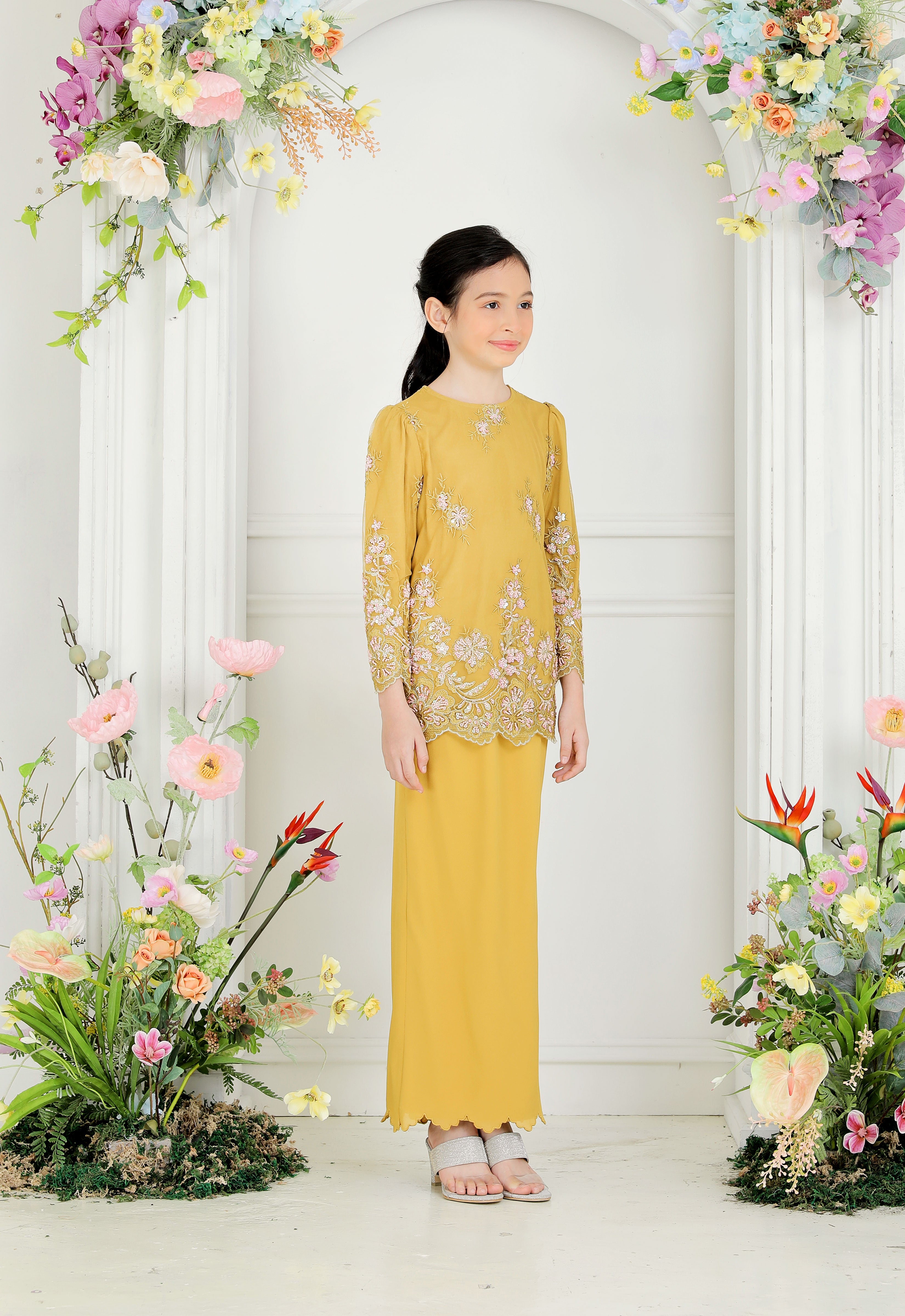 ERYNA LUXE KIDS KURUNG - MUSTARD