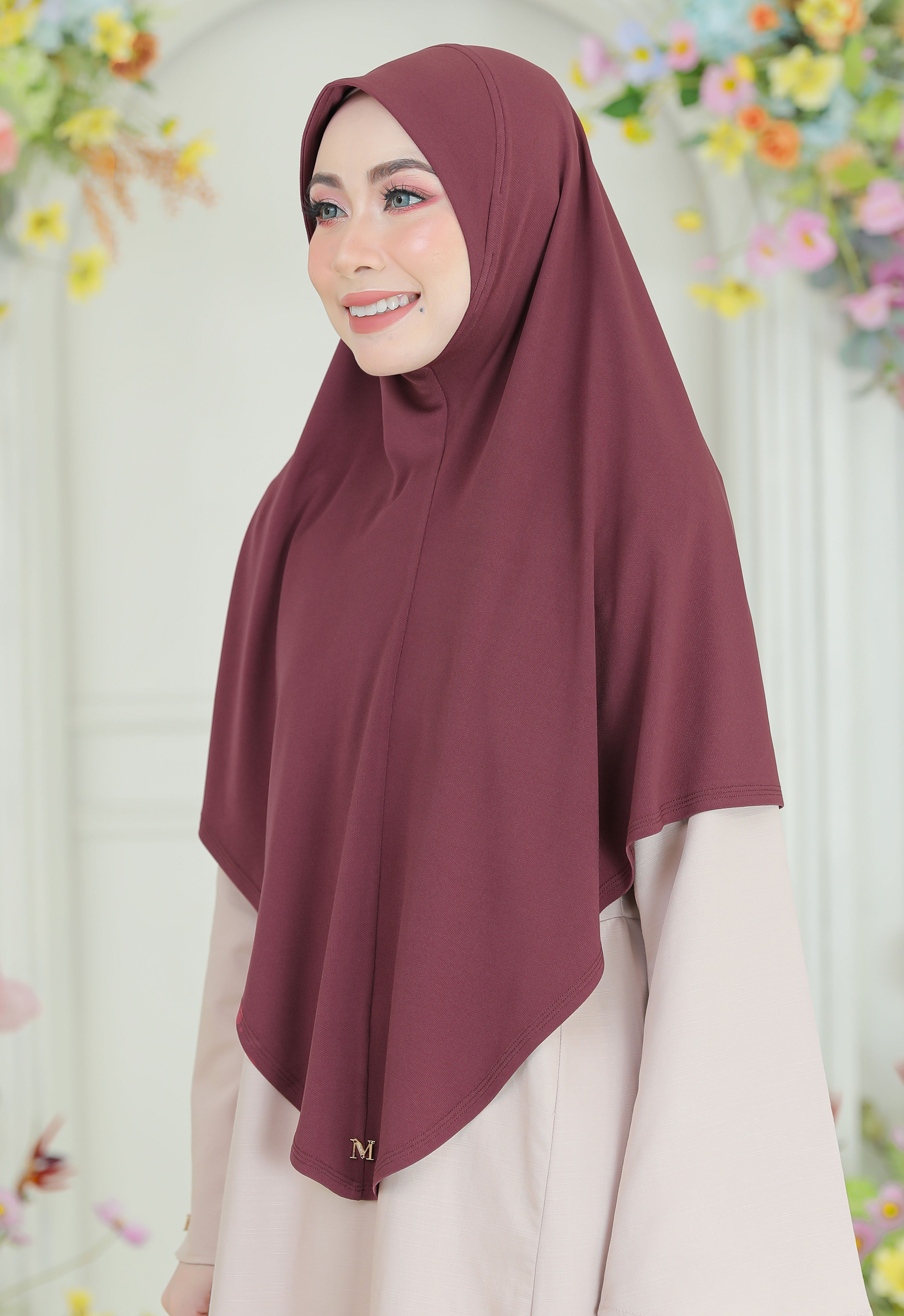 EZY SARUNG - BURGUNDY