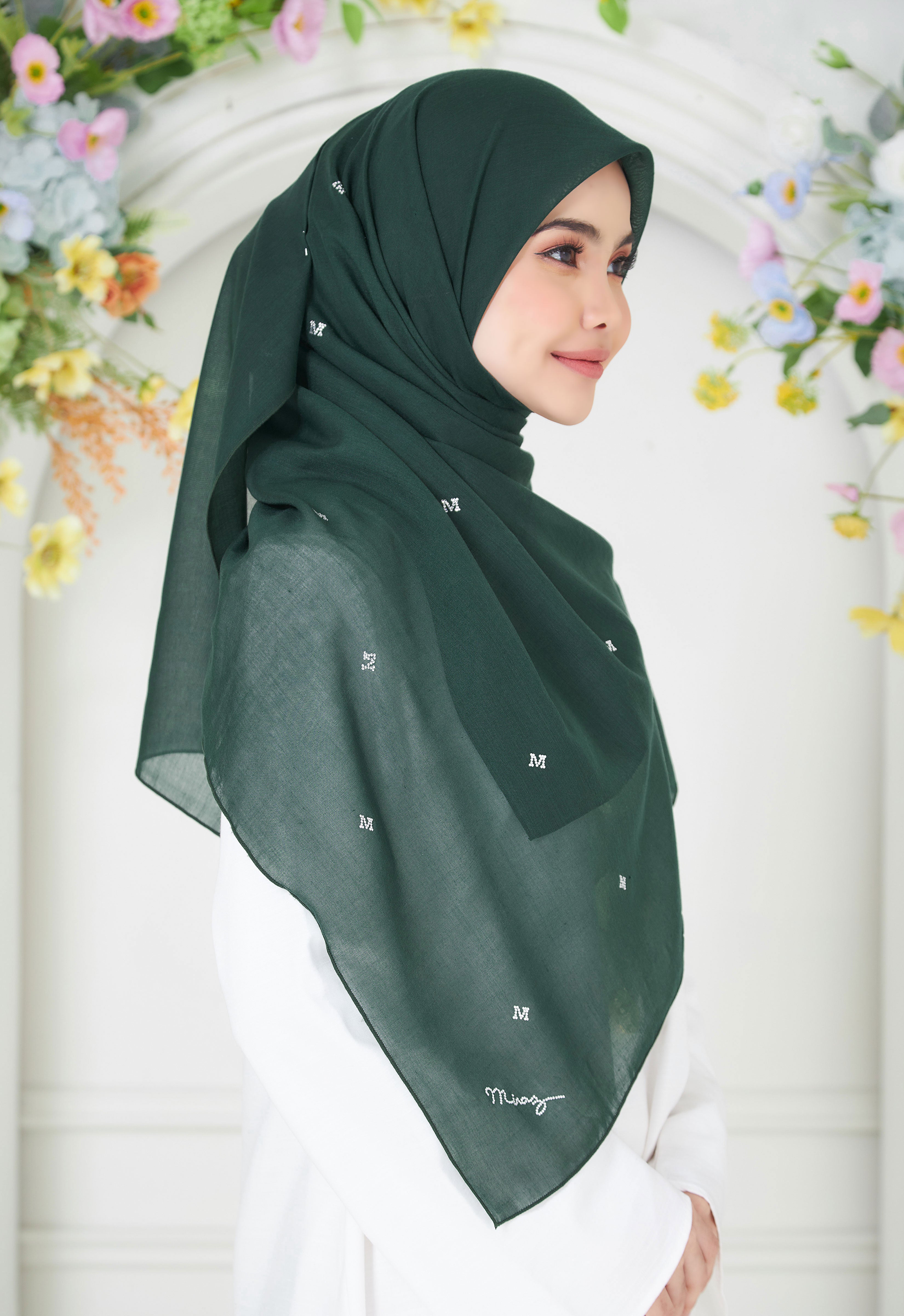 PLAIN BAWAL - EMERALD GREEN