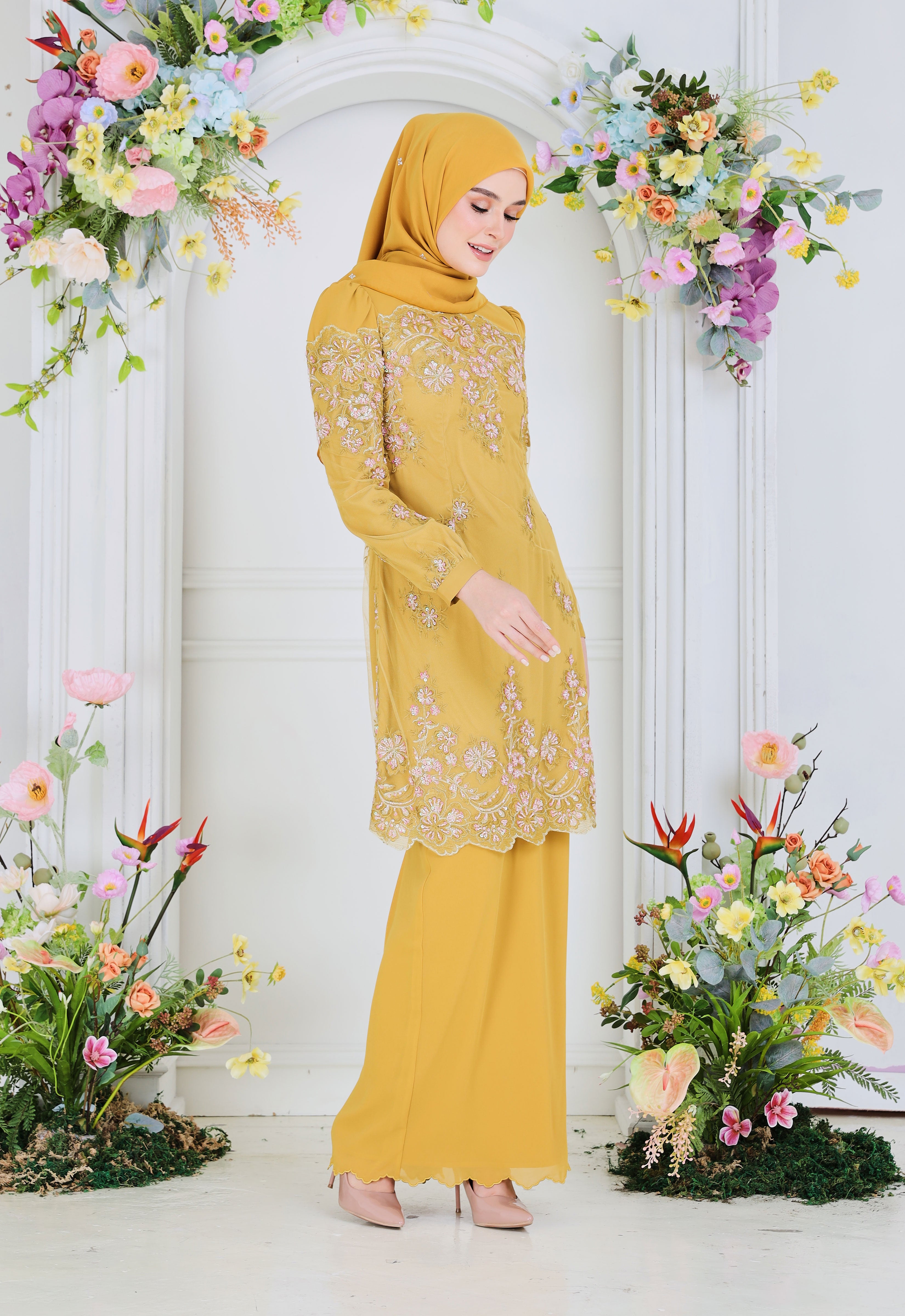ERYNA LUXE KURUNG - MUSTARD