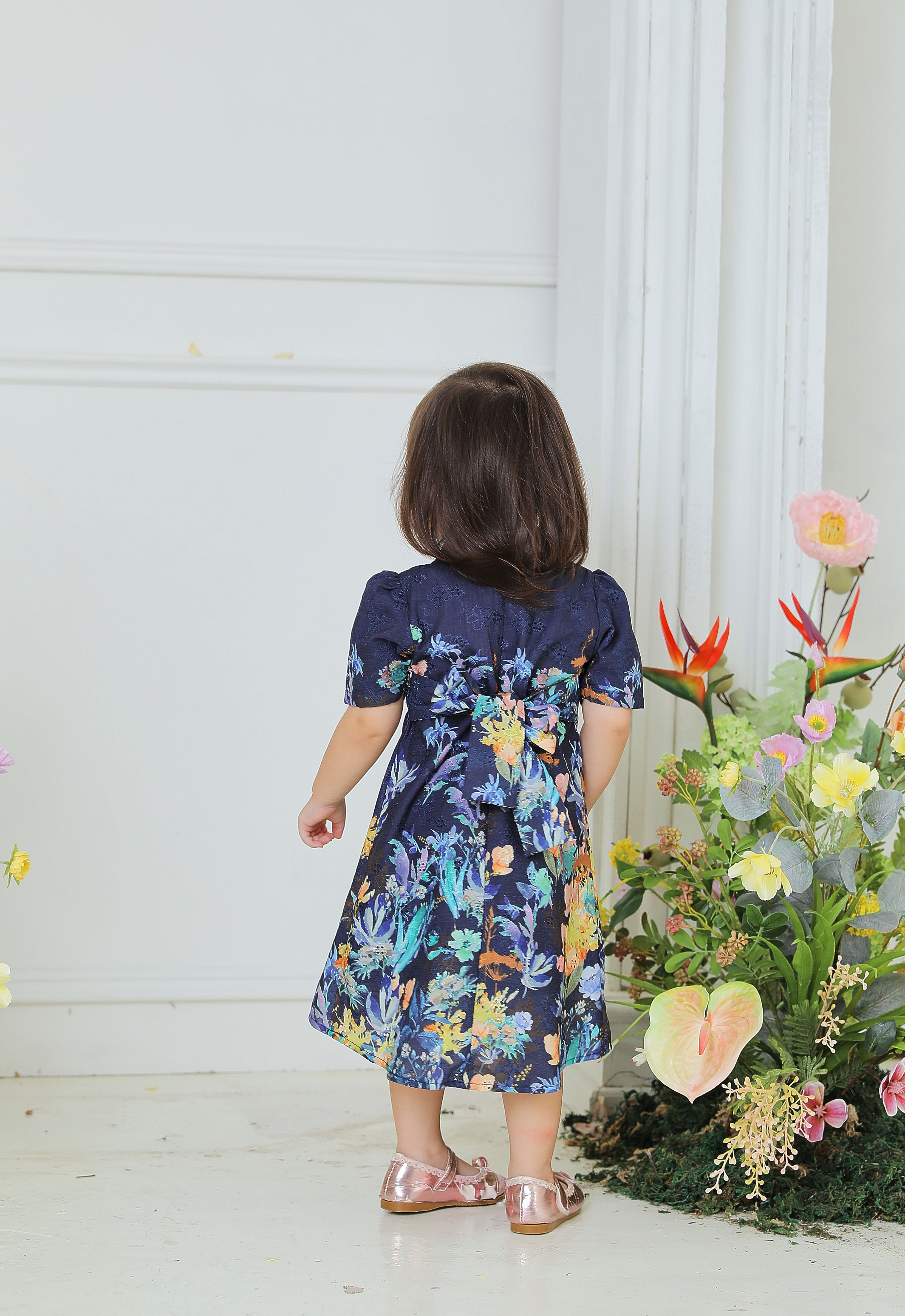 JOANNA BABY DRESS - DARK BLUE