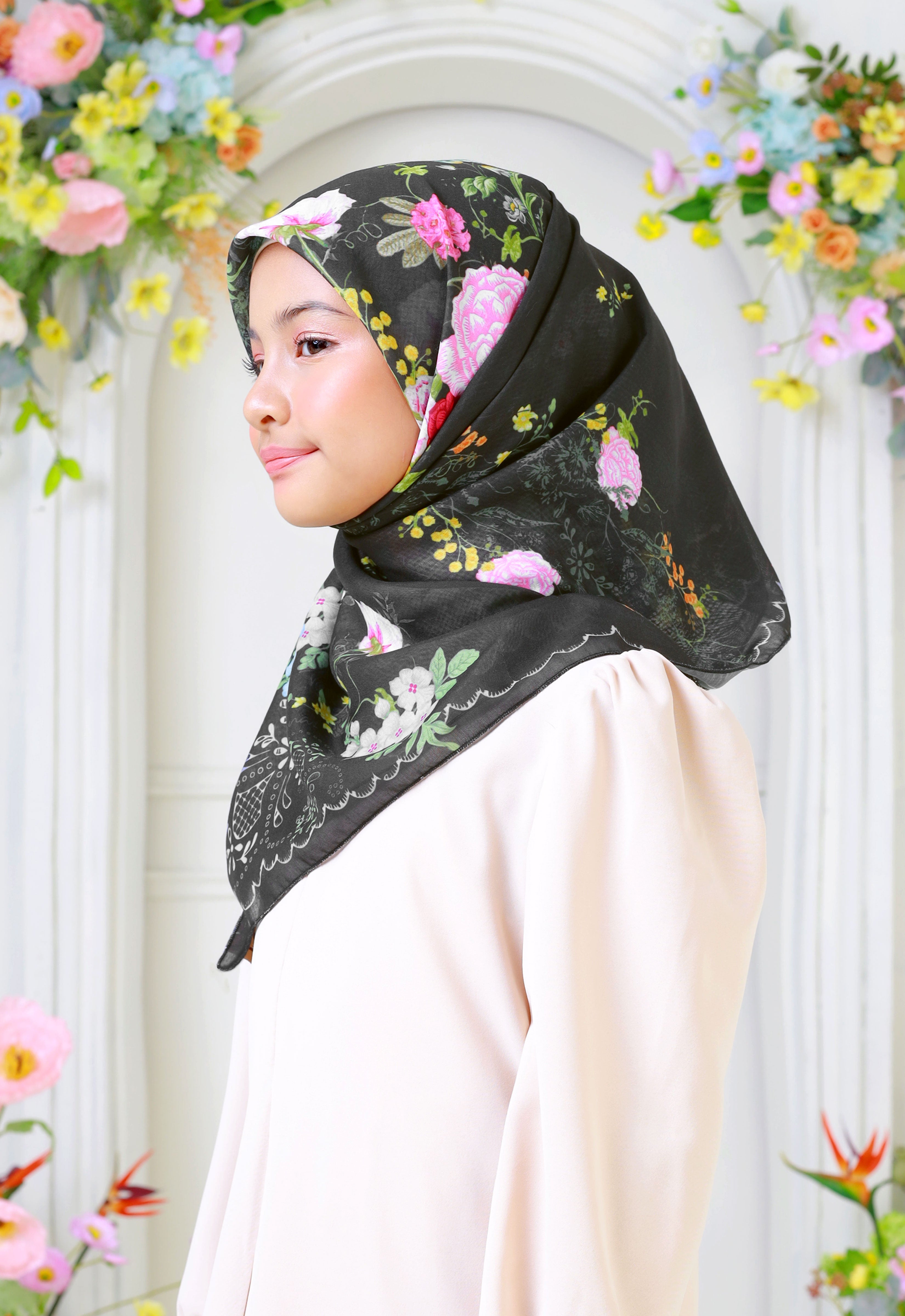 KEBAYA KIDS BAWAL - BLACK OLIVE