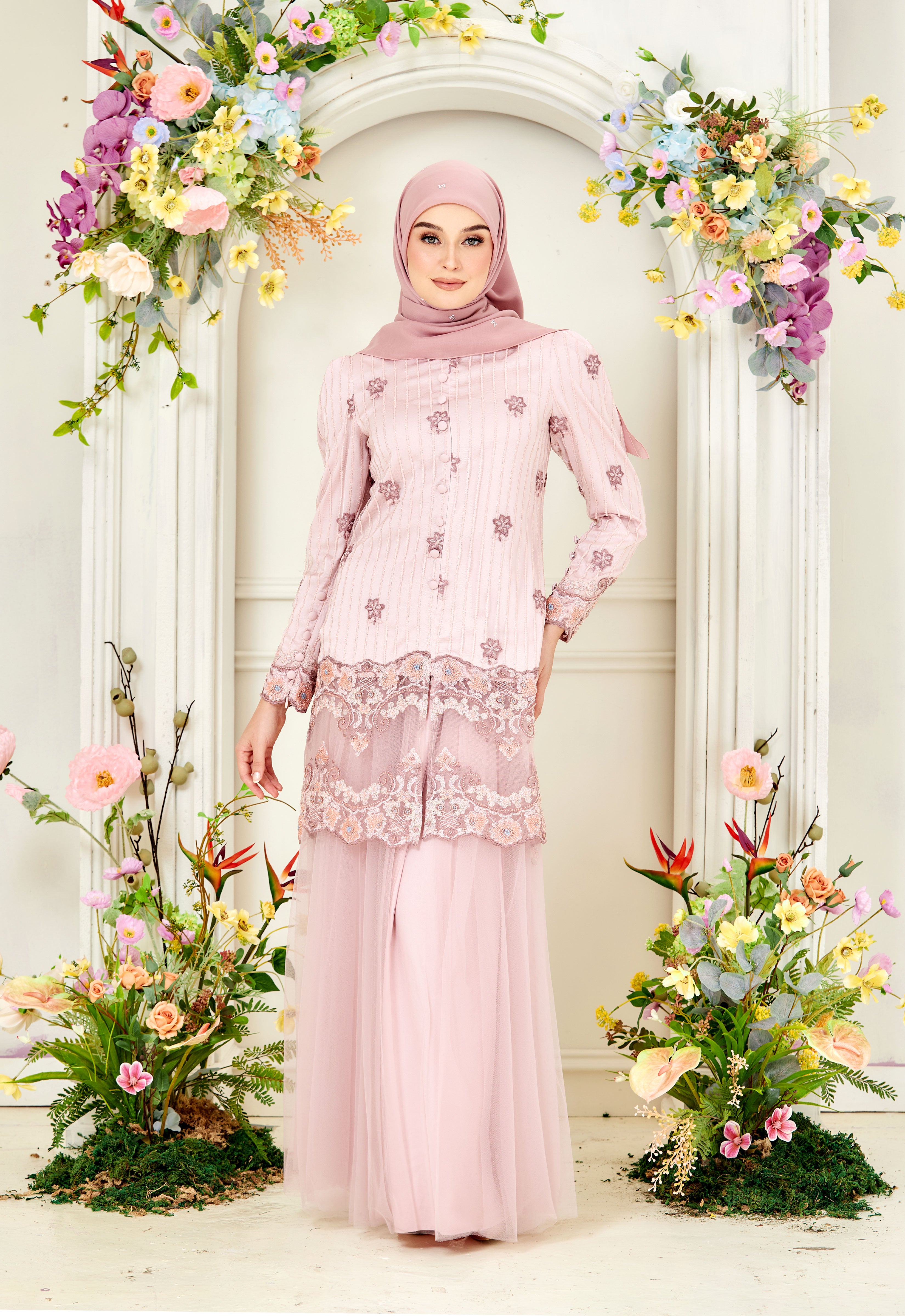 DIAN LUXE KURUNG - PINK