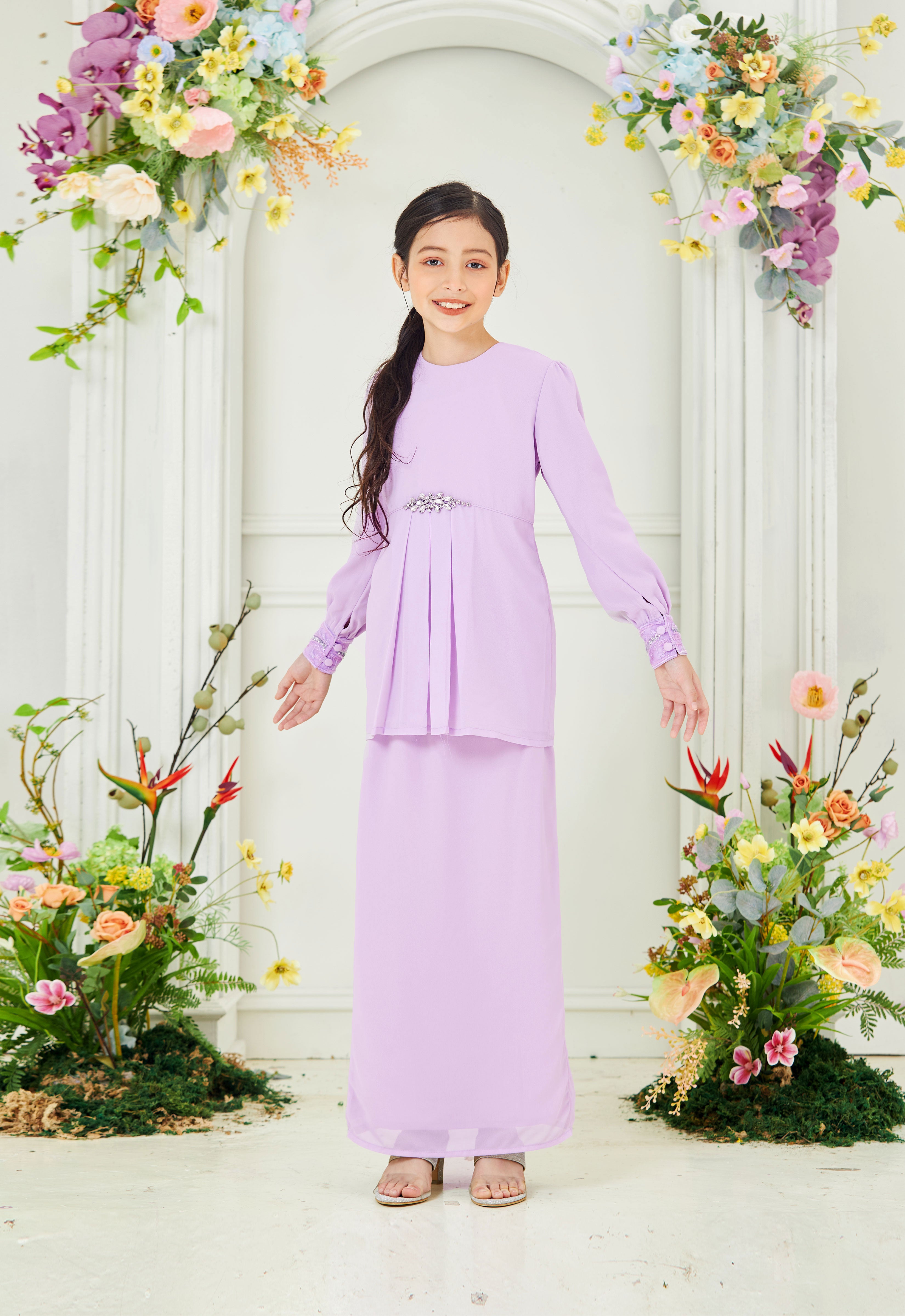 INARA KIDS KURUNG - LILAC