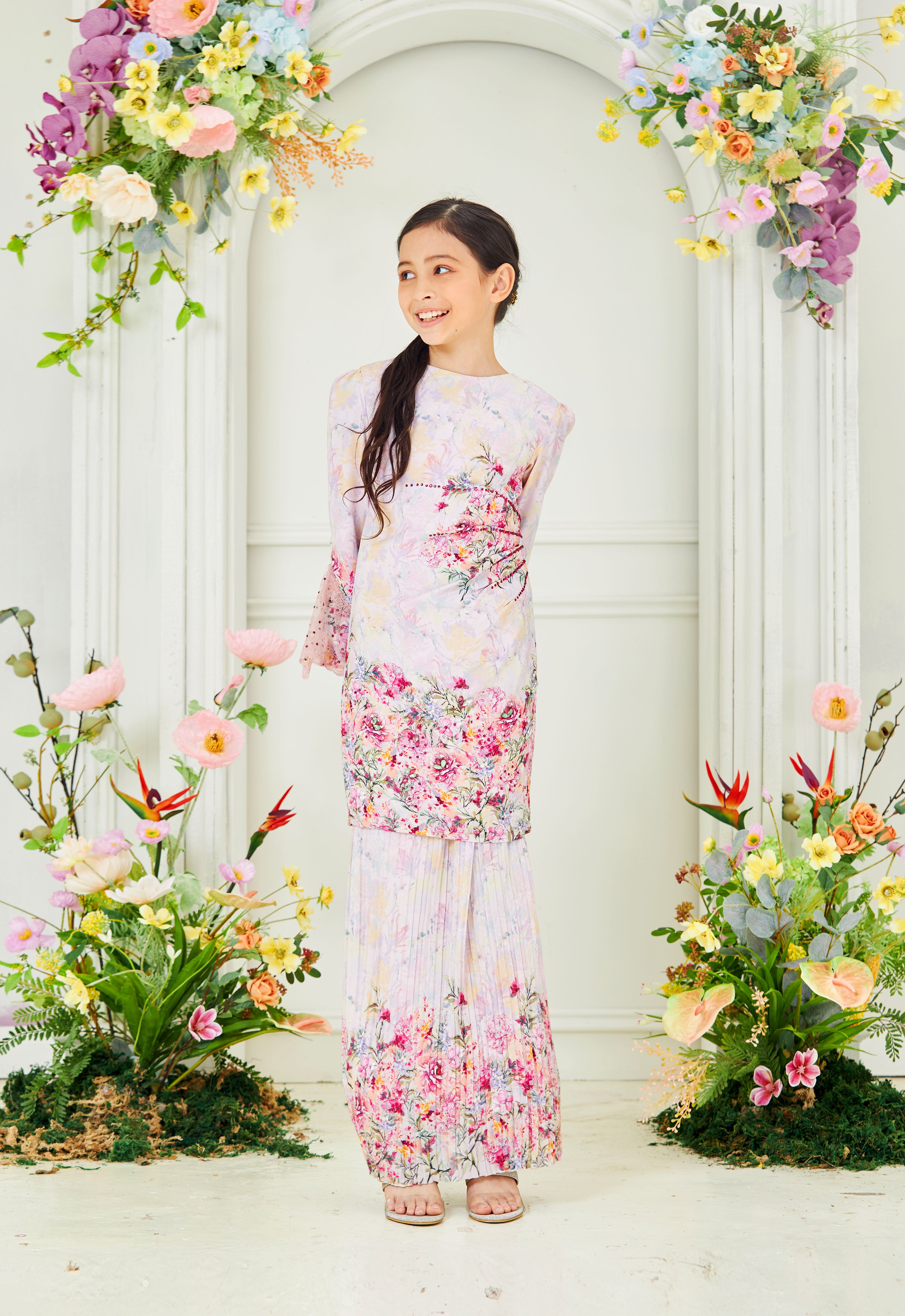 DEENARA KIDS KURUNG - PINK