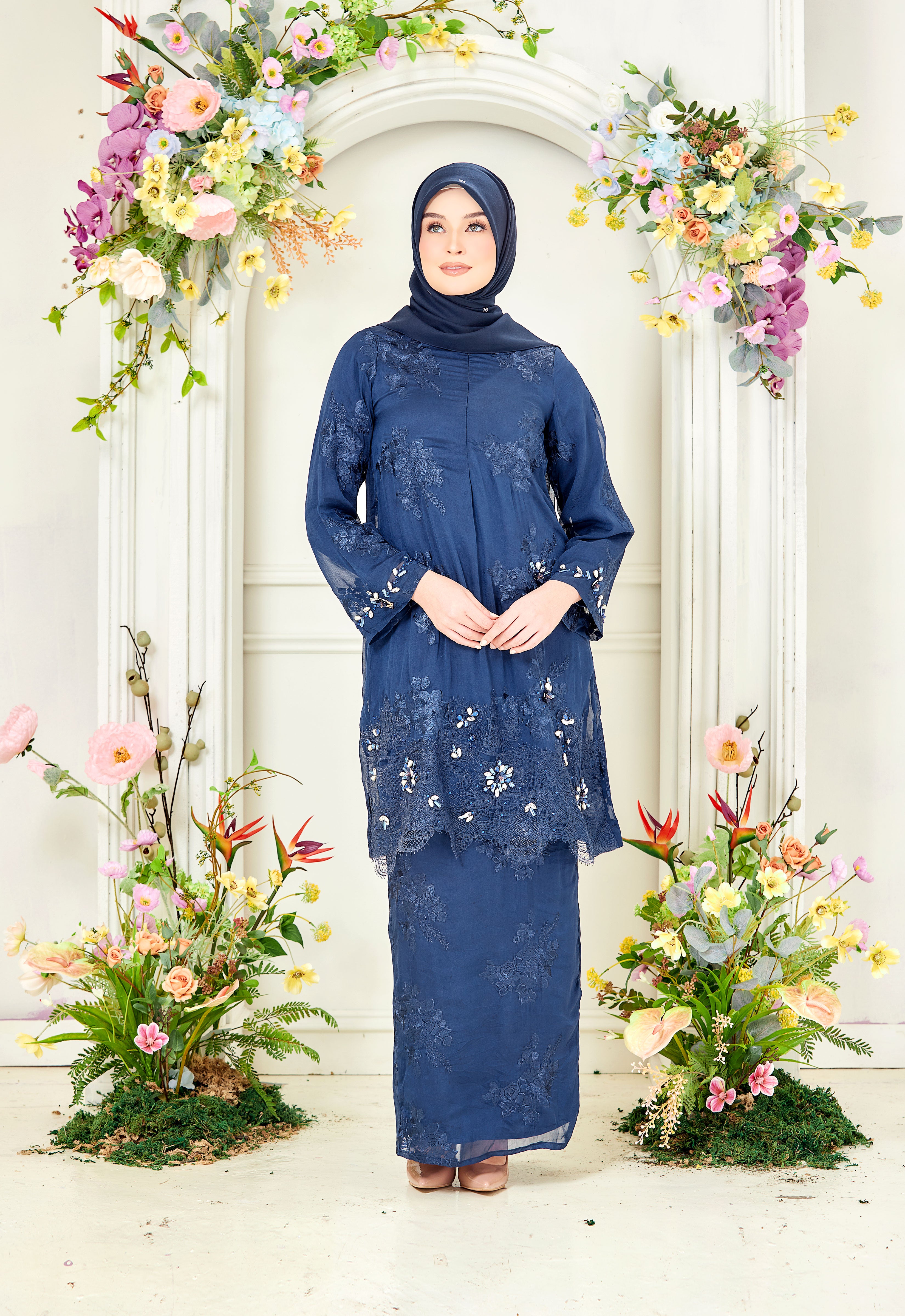 DARLA RIAW KURUNG - NAVY BLUE